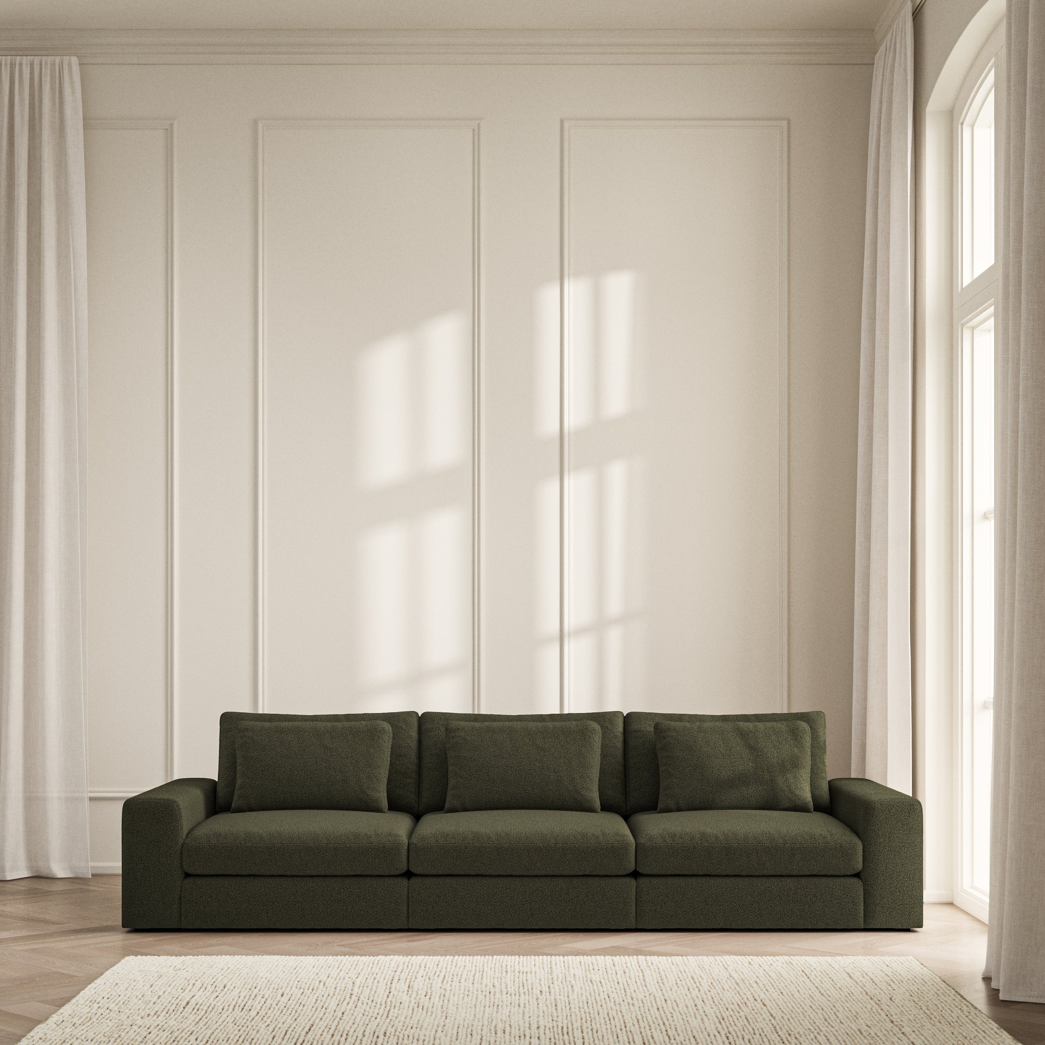 Lusso Large Sofa - Bouclé