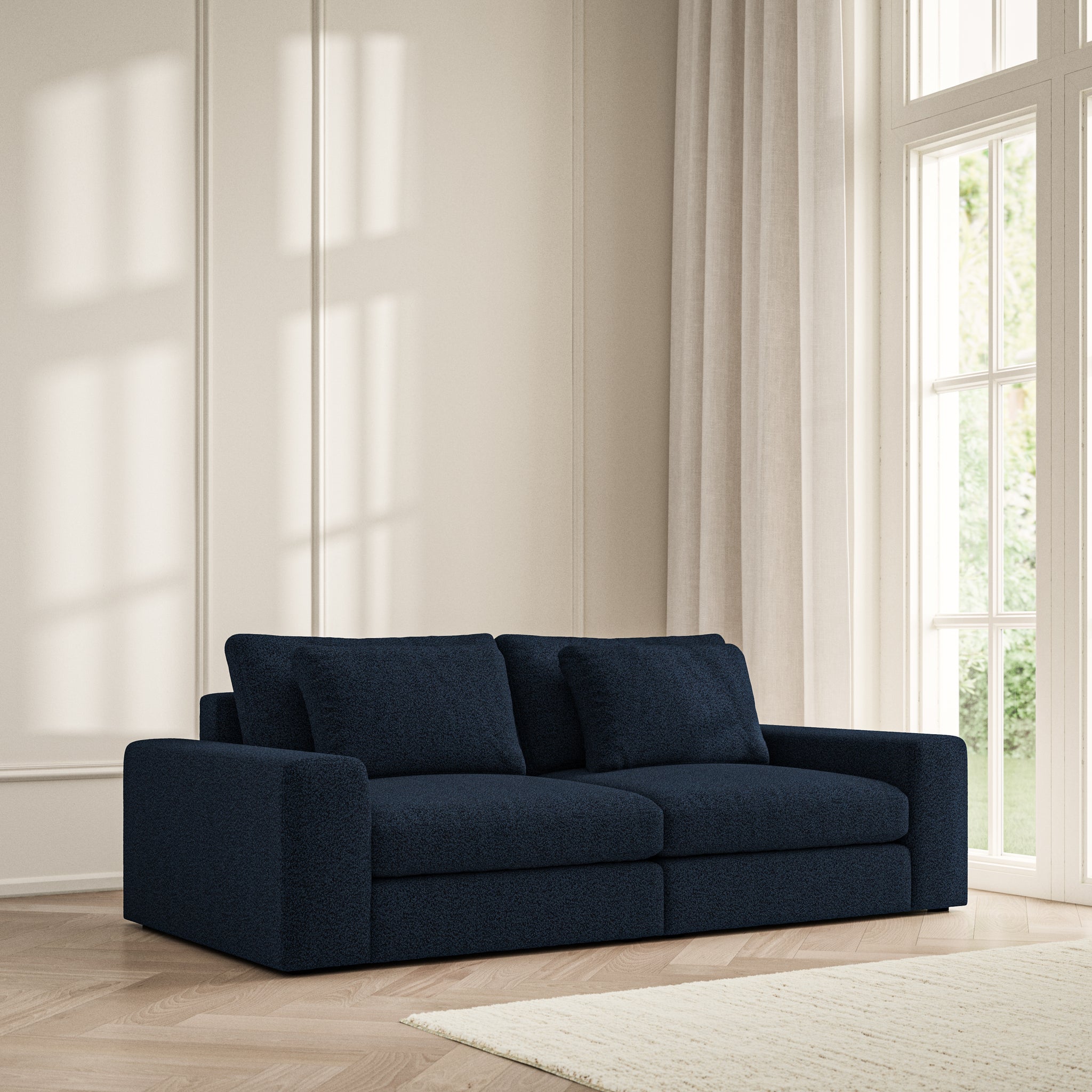 Lusso Medium Sofa - Bouclé