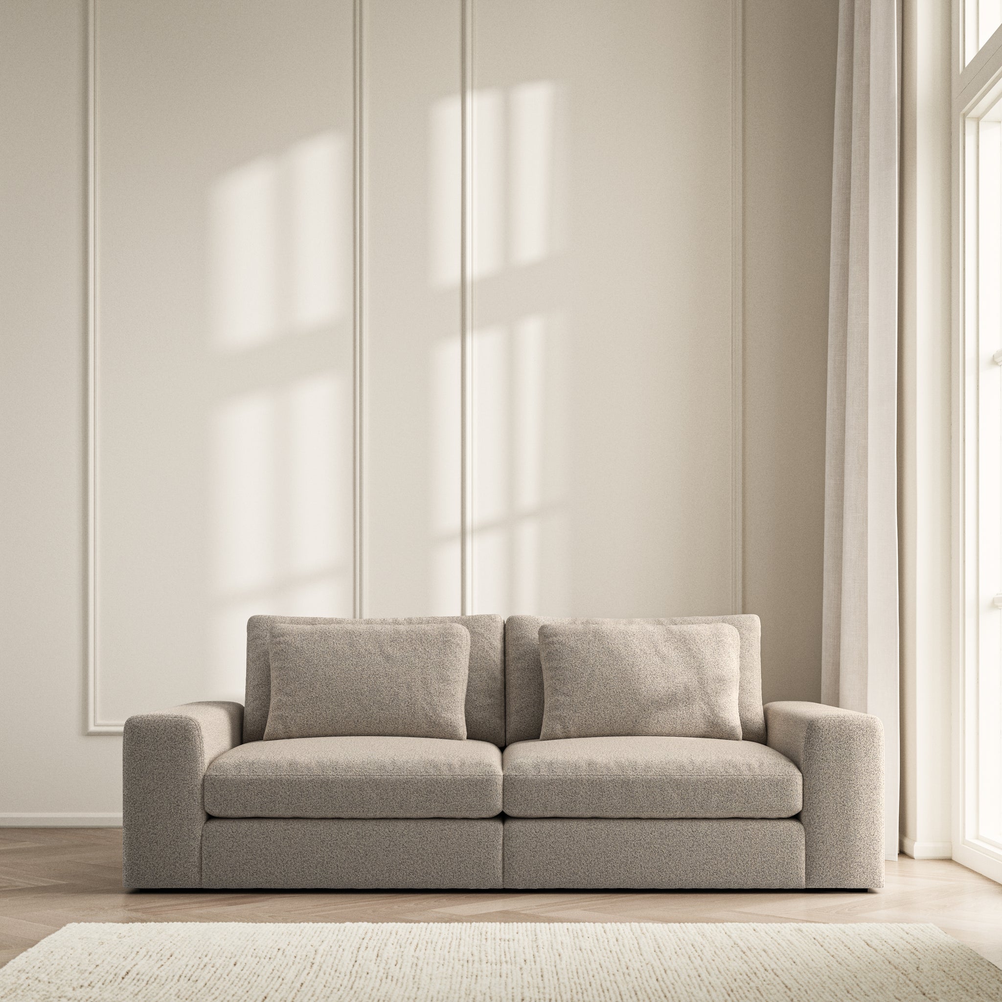 Lusso Medium Sofa - Bouclé