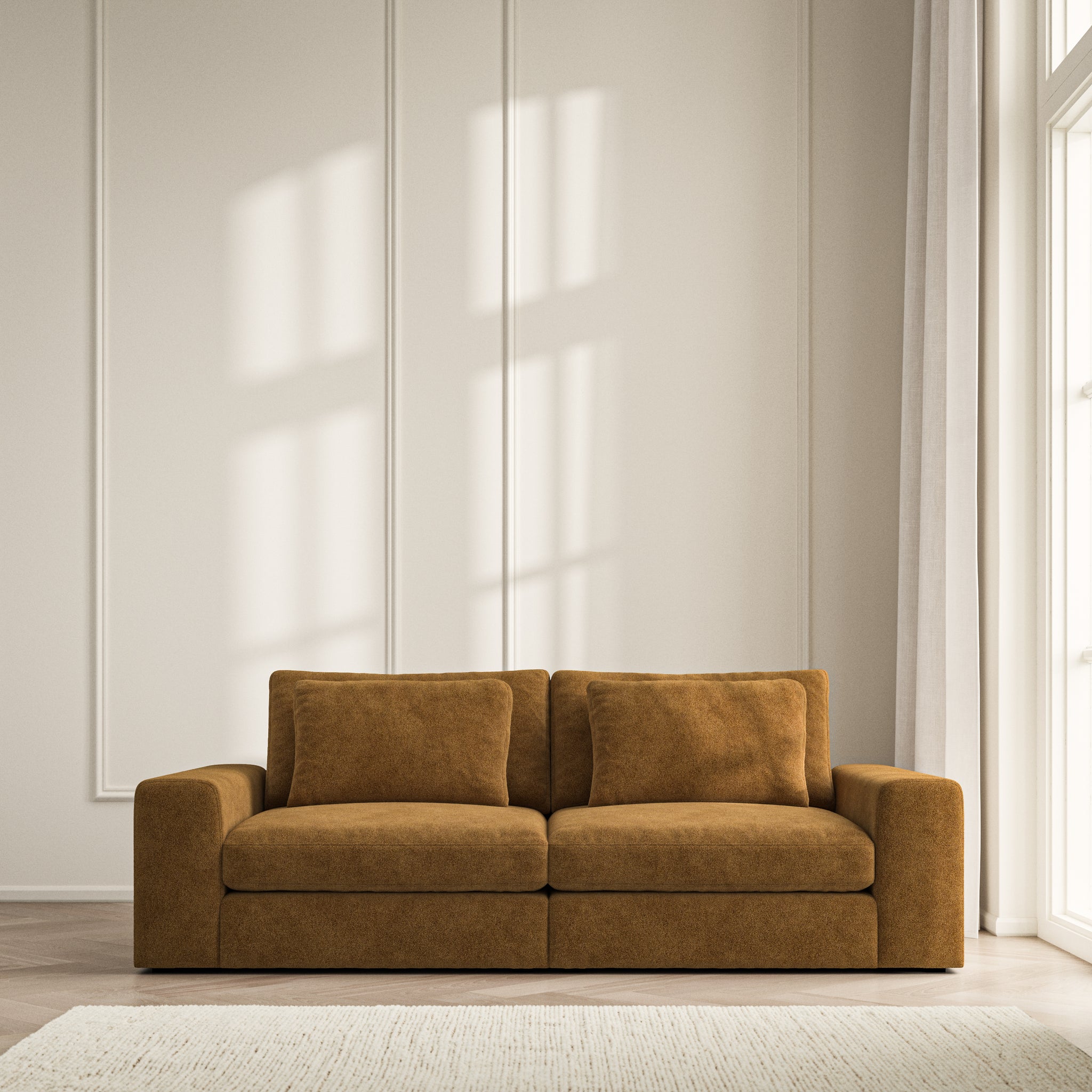 Lusso Medium Sofa - Soft Bouclé