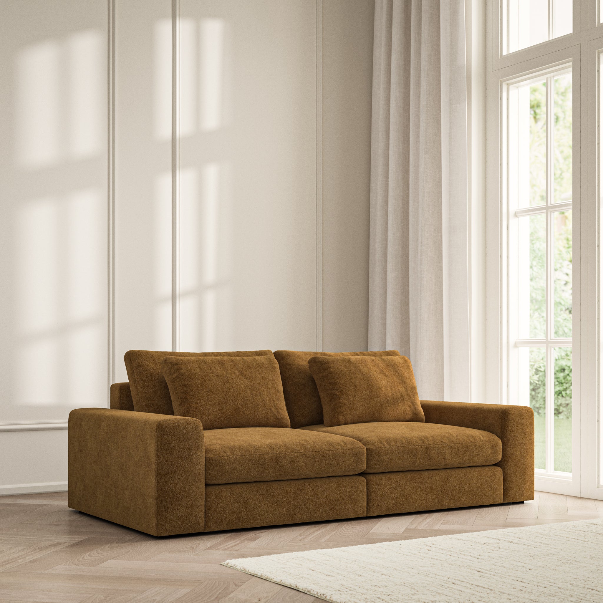 Lusso Medium Sofa - Soft Bouclé