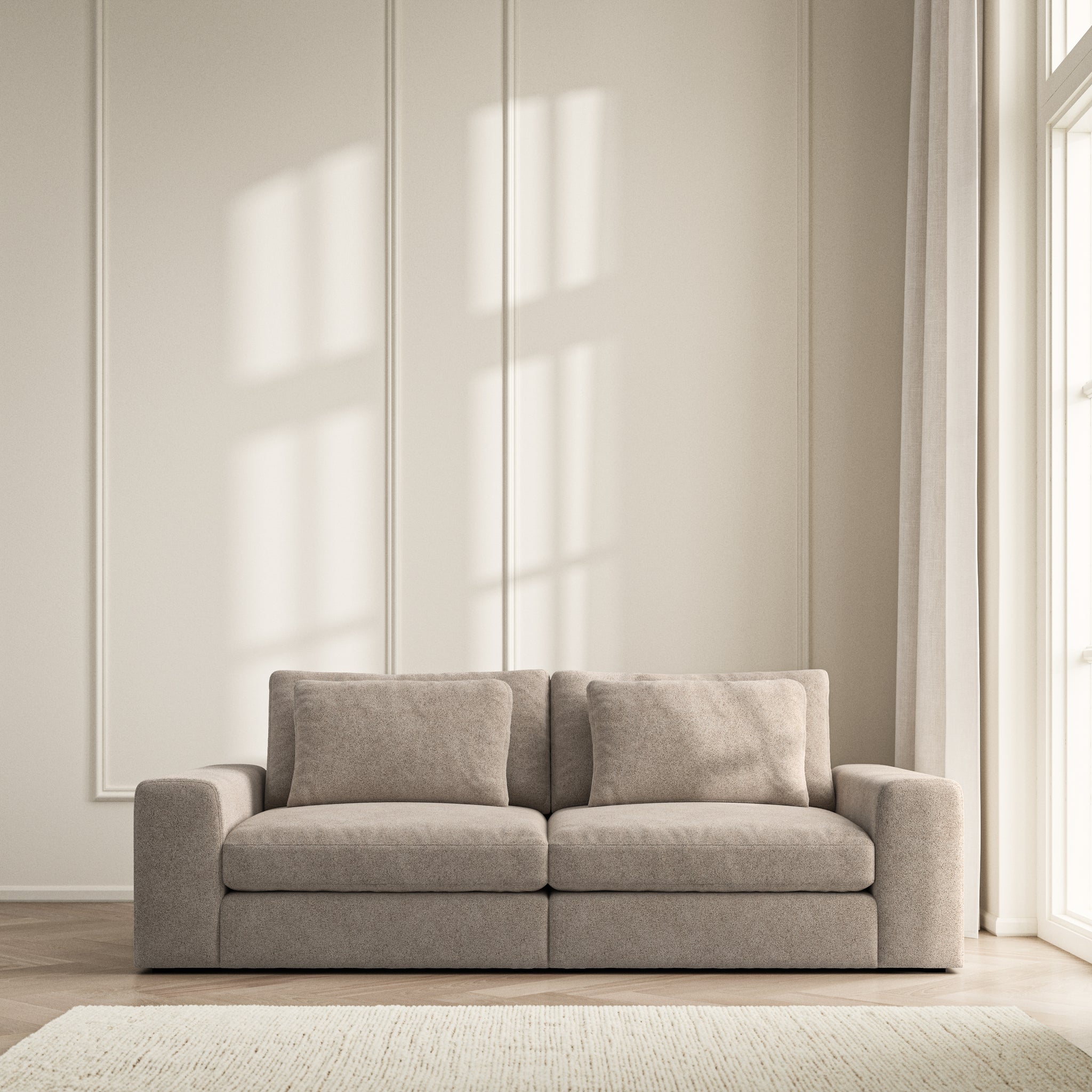 Lusso Medium Sofa - Soft Bouclé