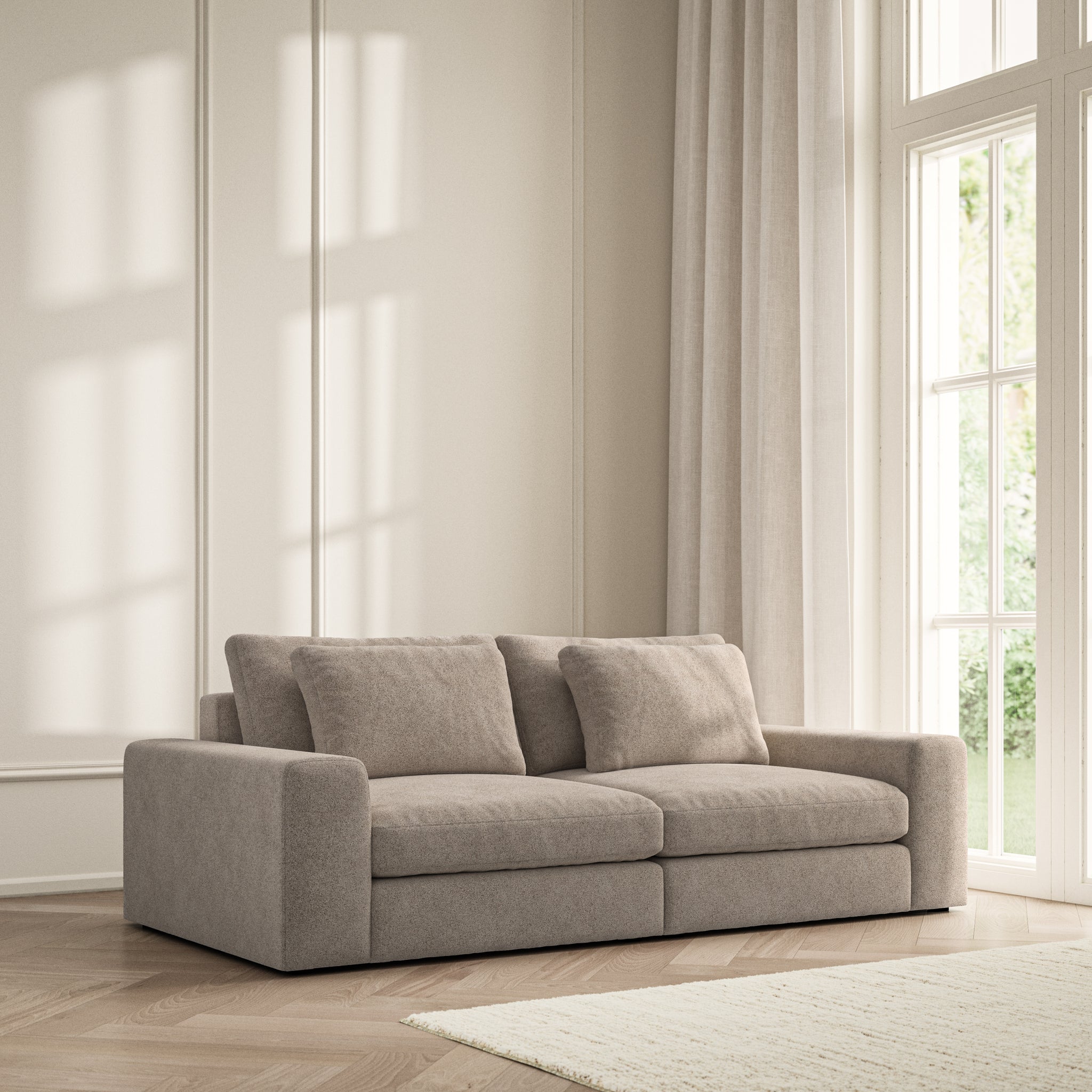 Lusso Medium Sofa - Soft Bouclé