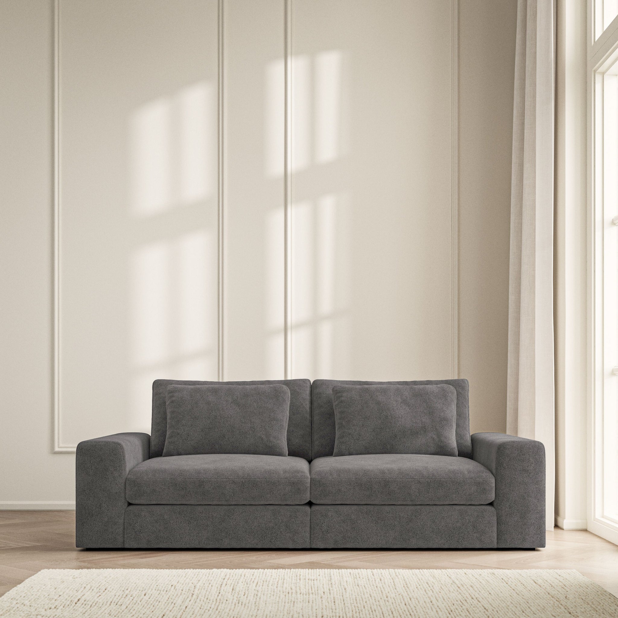 Lusso Medium Sofa - Soft Bouclé