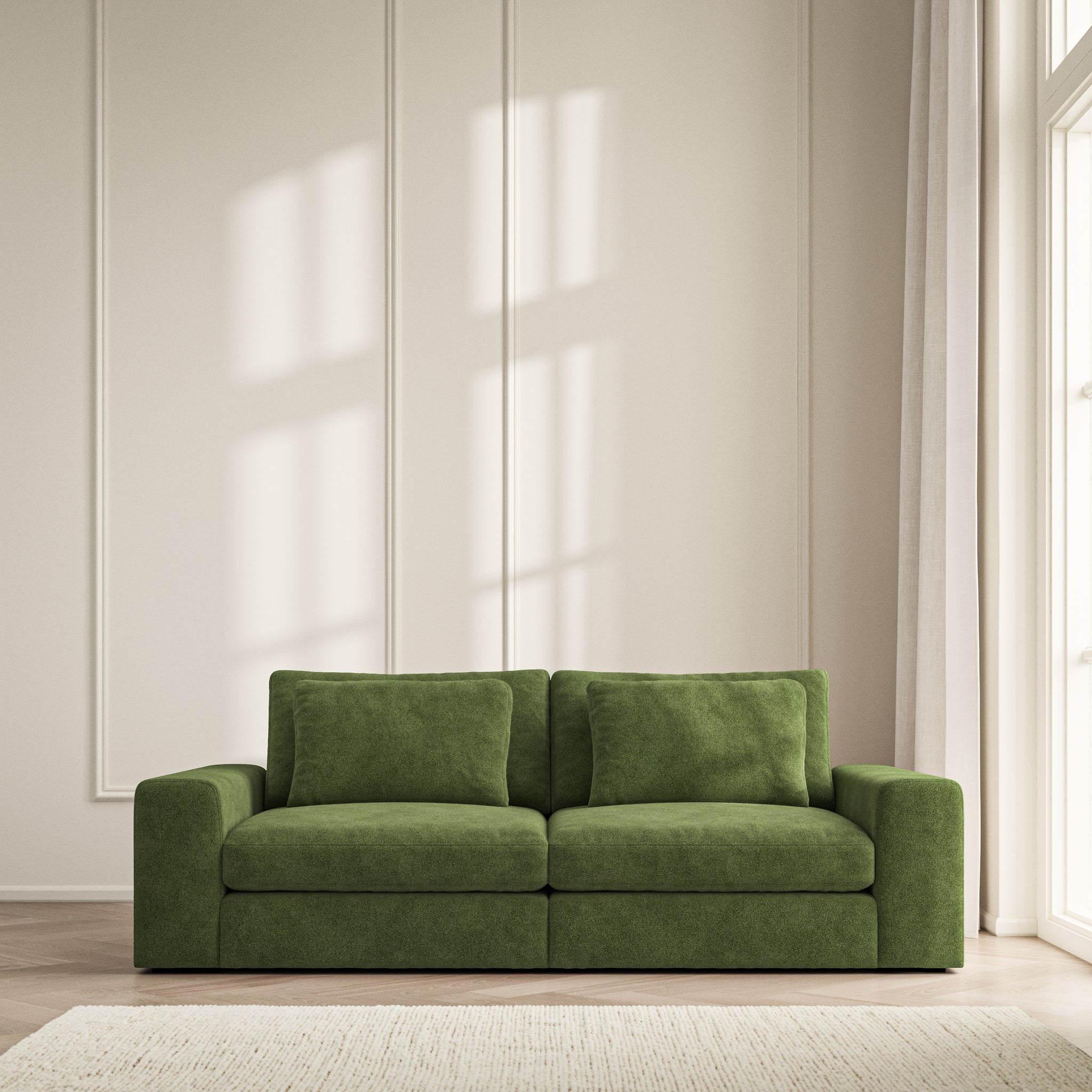 Lusso Medium Sofa - Soft Bouclé