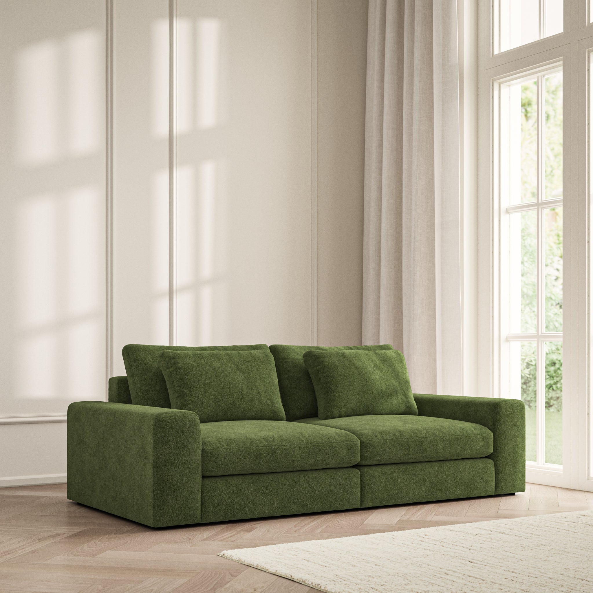 Lusso Medium Sofa - Soft Bouclé