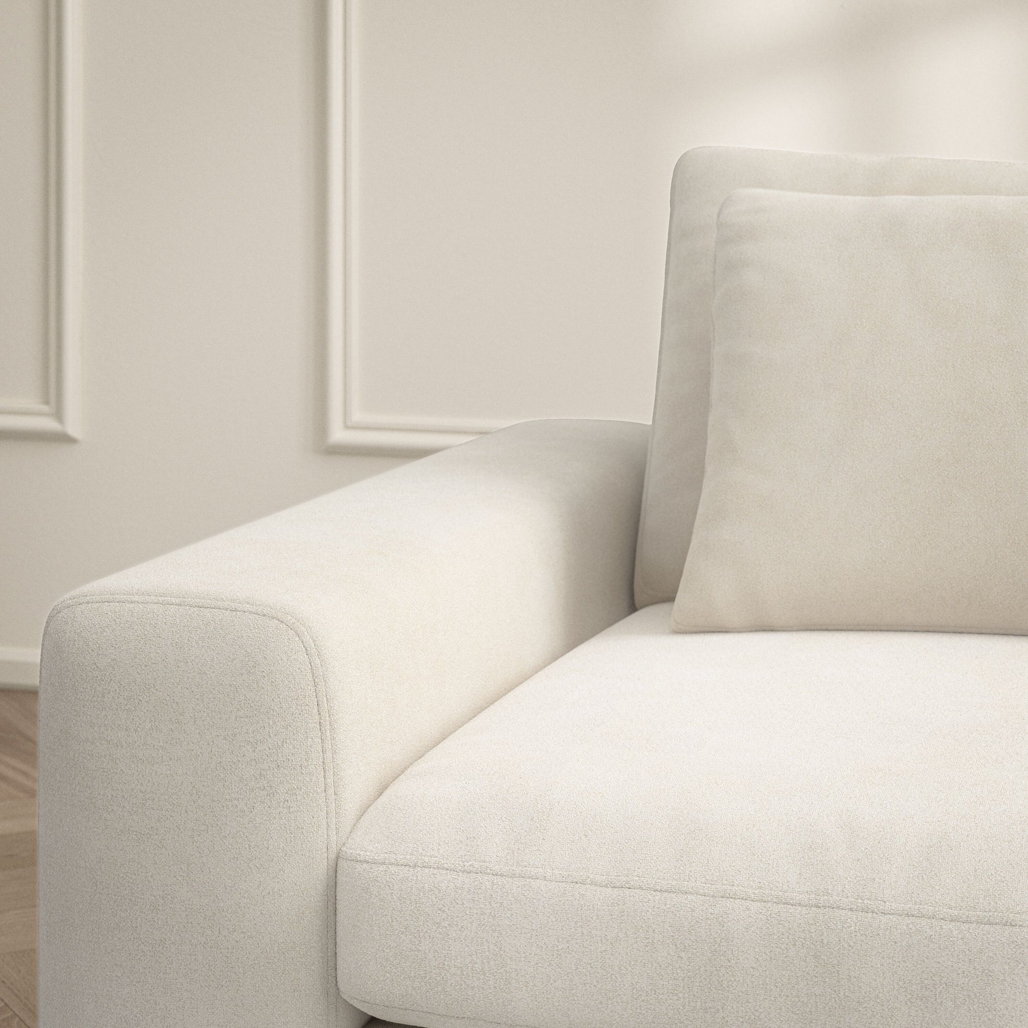 Lusso Corner Chaise LHF - Soft Bouclé