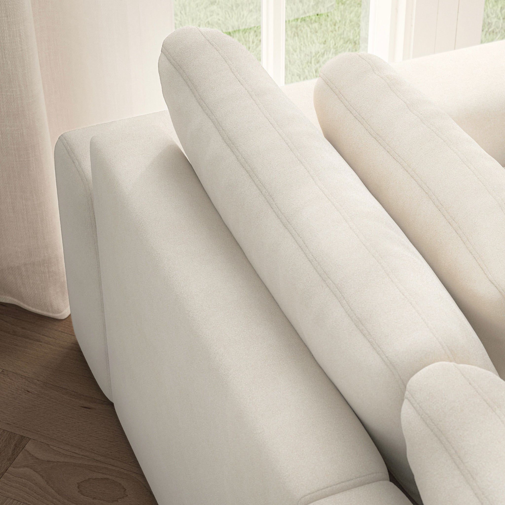 Lusso Corner Chaise LHF - Soft Bouclé