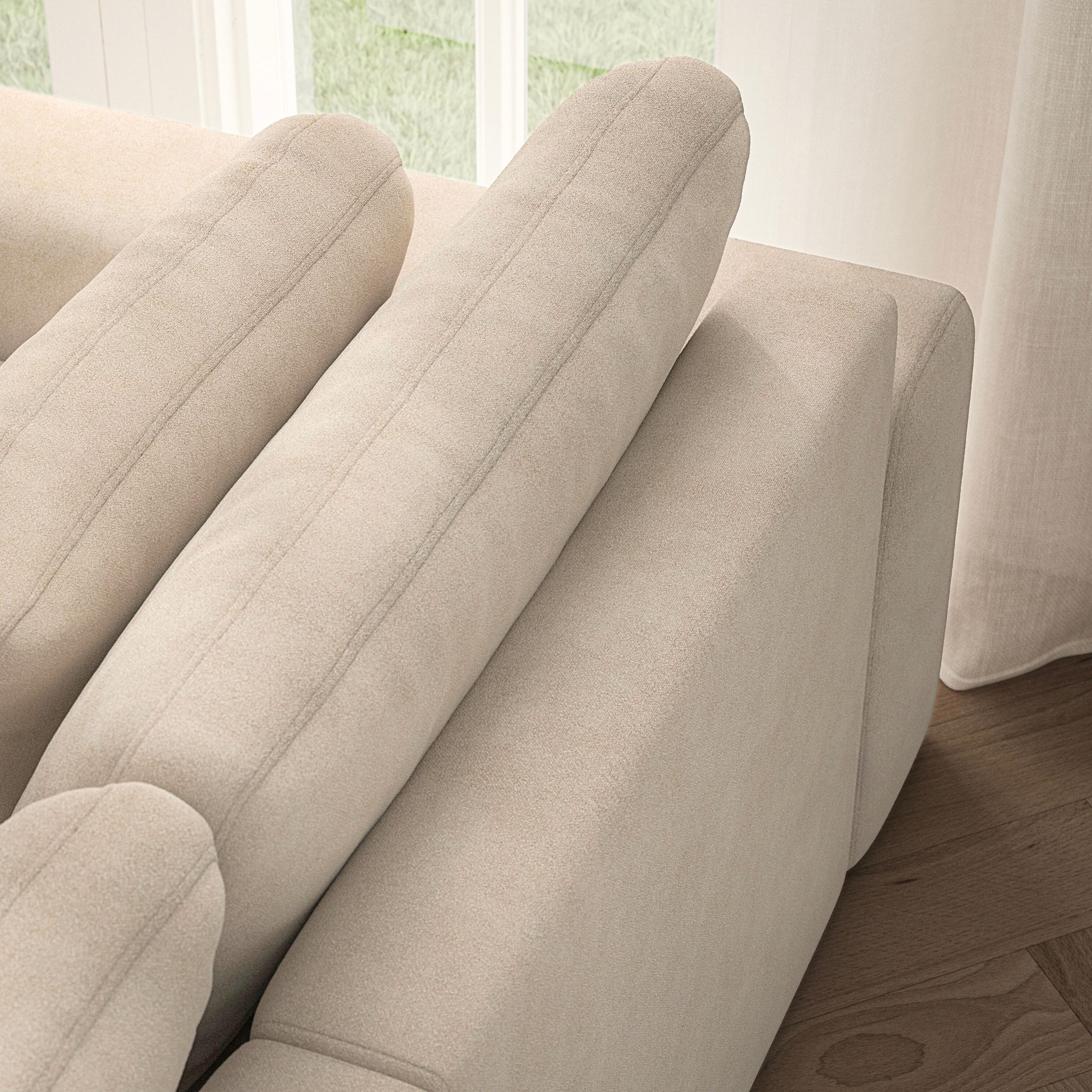 Lusso Corner Chaise RHF - Soft Bouclé