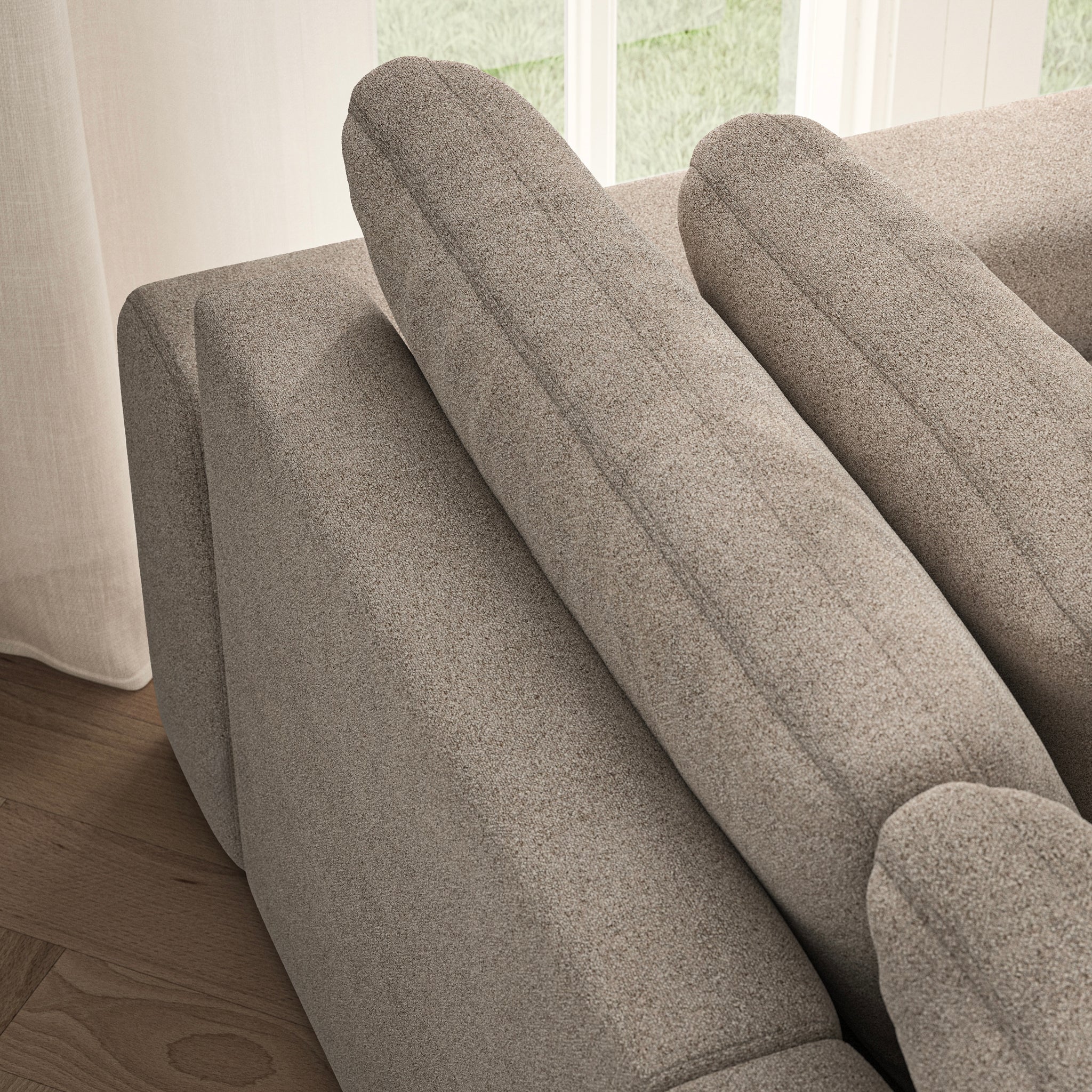 Lusso Medium Sofa - Soft Bouclé