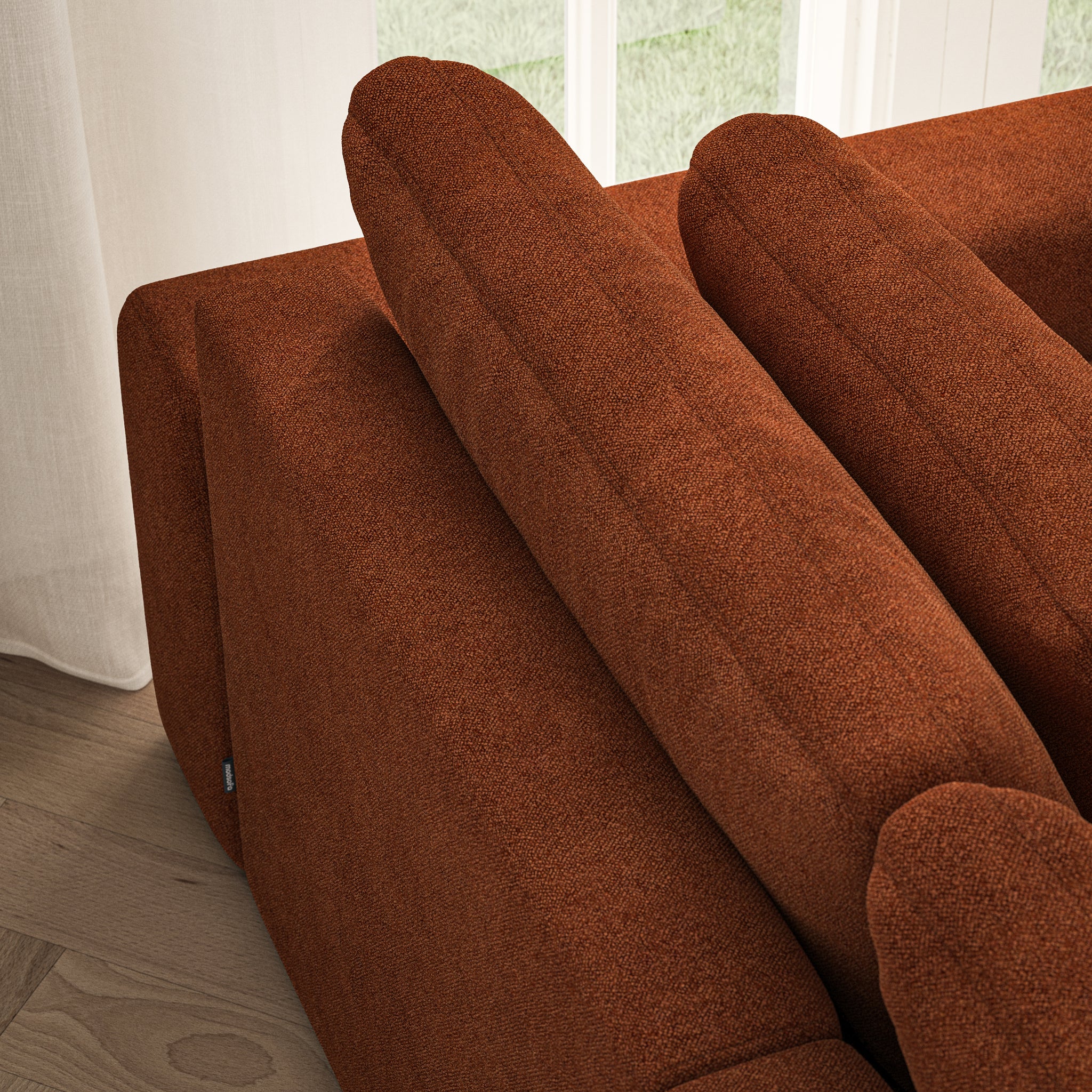 Lusso Corner Chaise LHF - Soft Bouclé