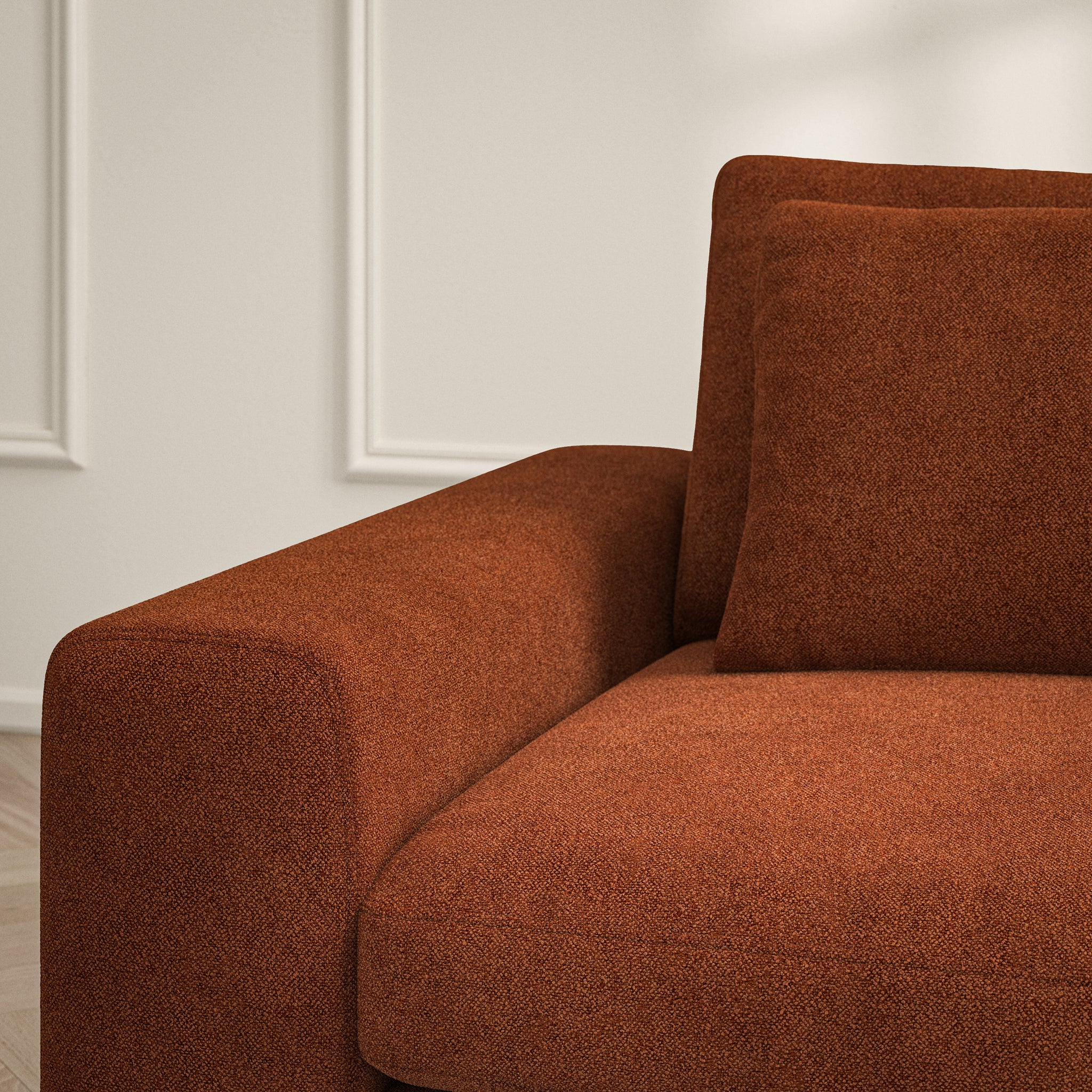 Lusso Large Sofa - Soft Bouclé