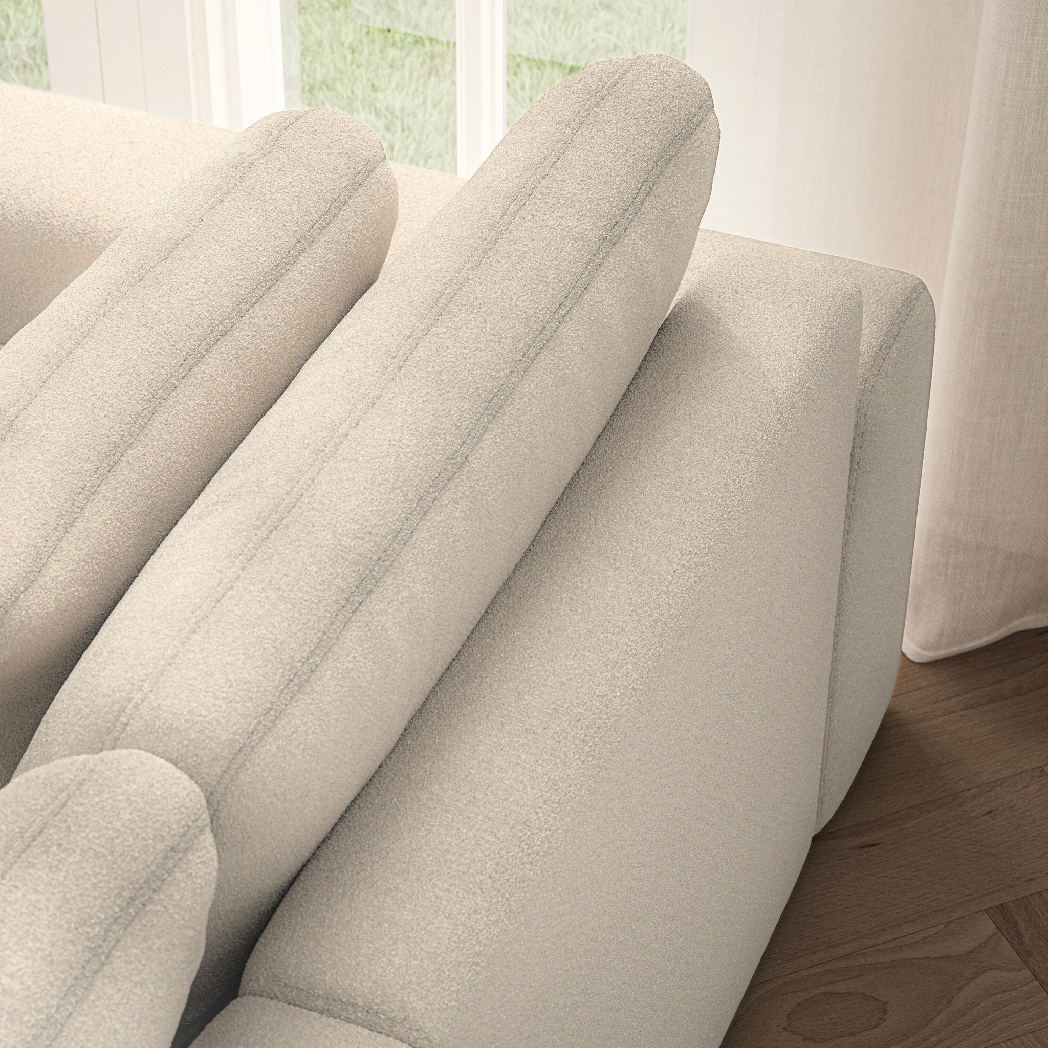 Lusso Corner Chaise RHF - Soft Teddy