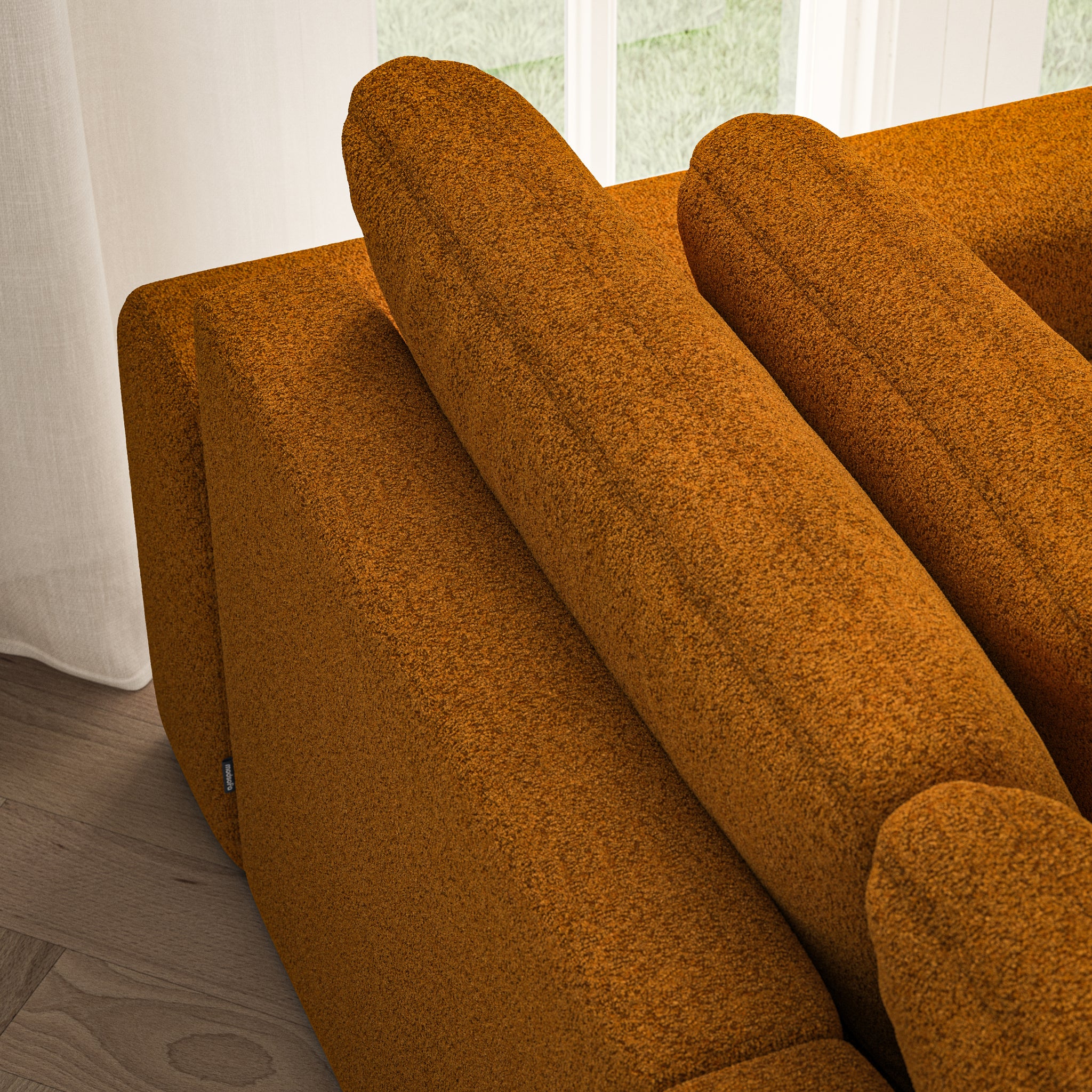 Lusso Corner Chaise LHF - Soft Teddy