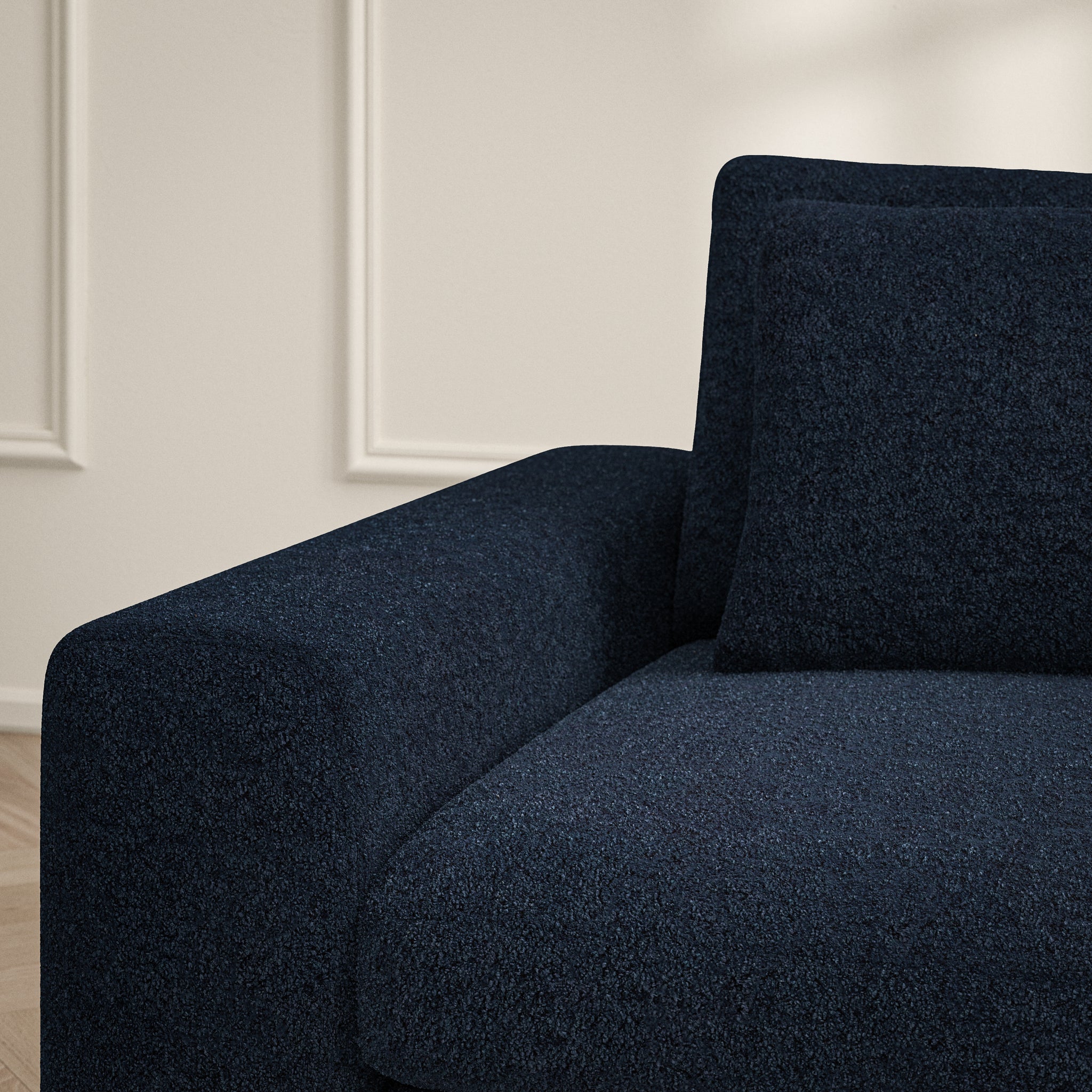 Lusso Corner Chaise LHF - Soft Teddy