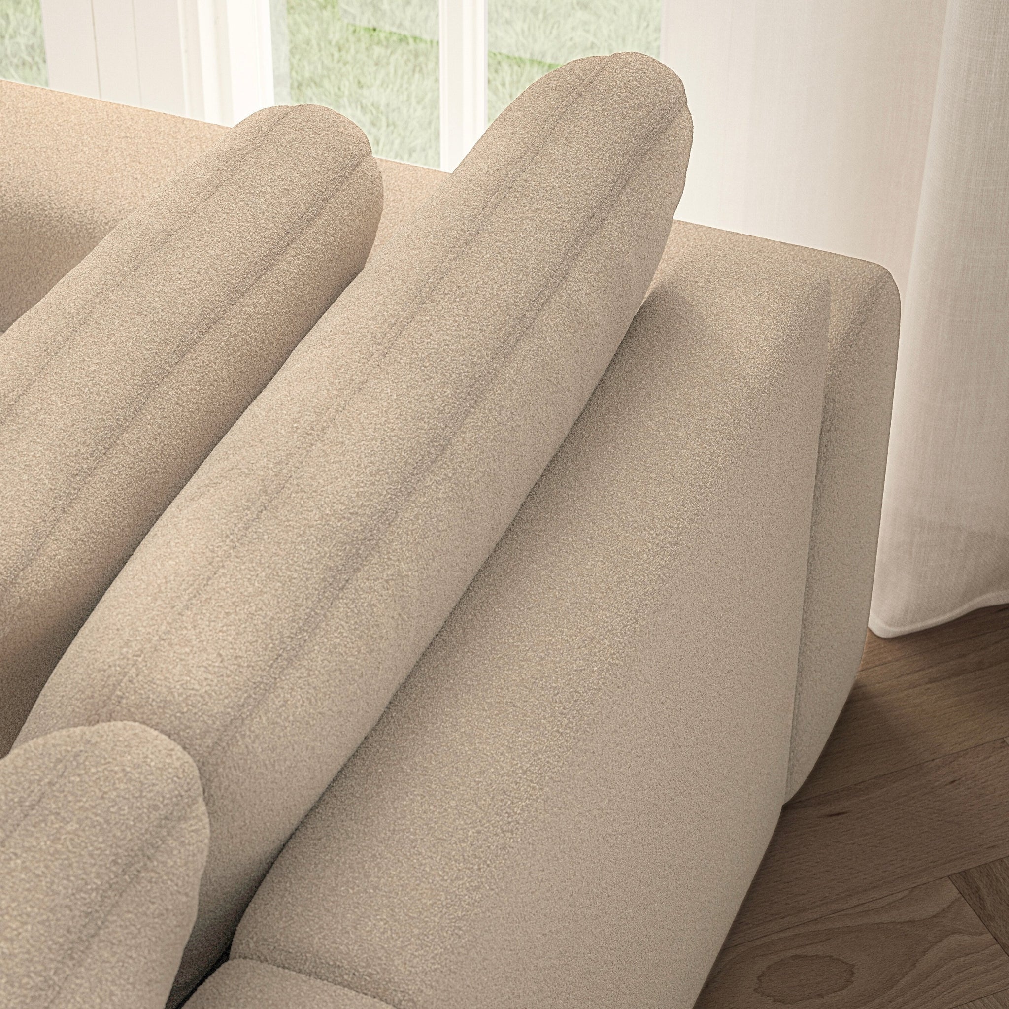 Lusso Corner Chaise RHF - Soft Teddy