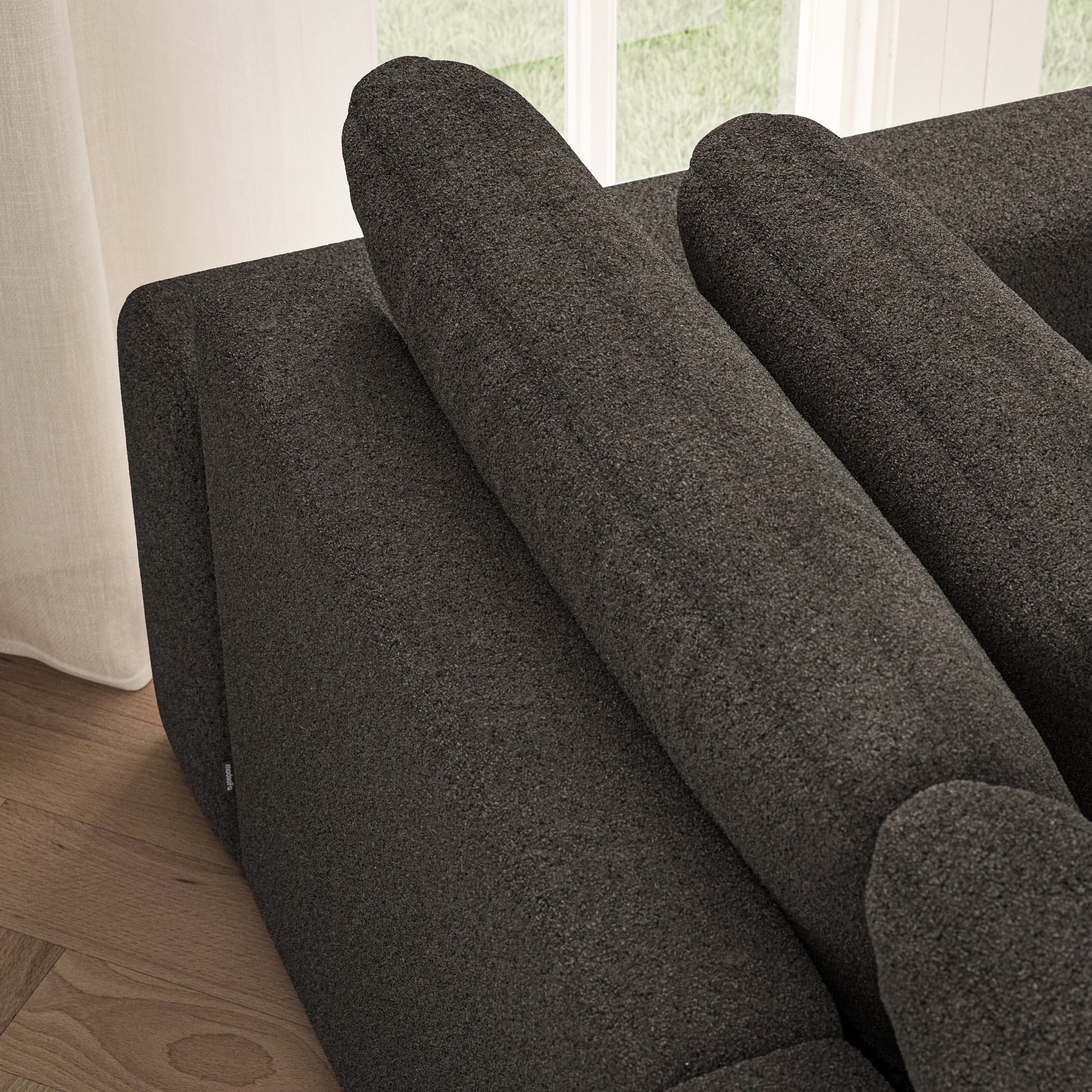 Lusso Corner Chaise LHF - Soft Teddy