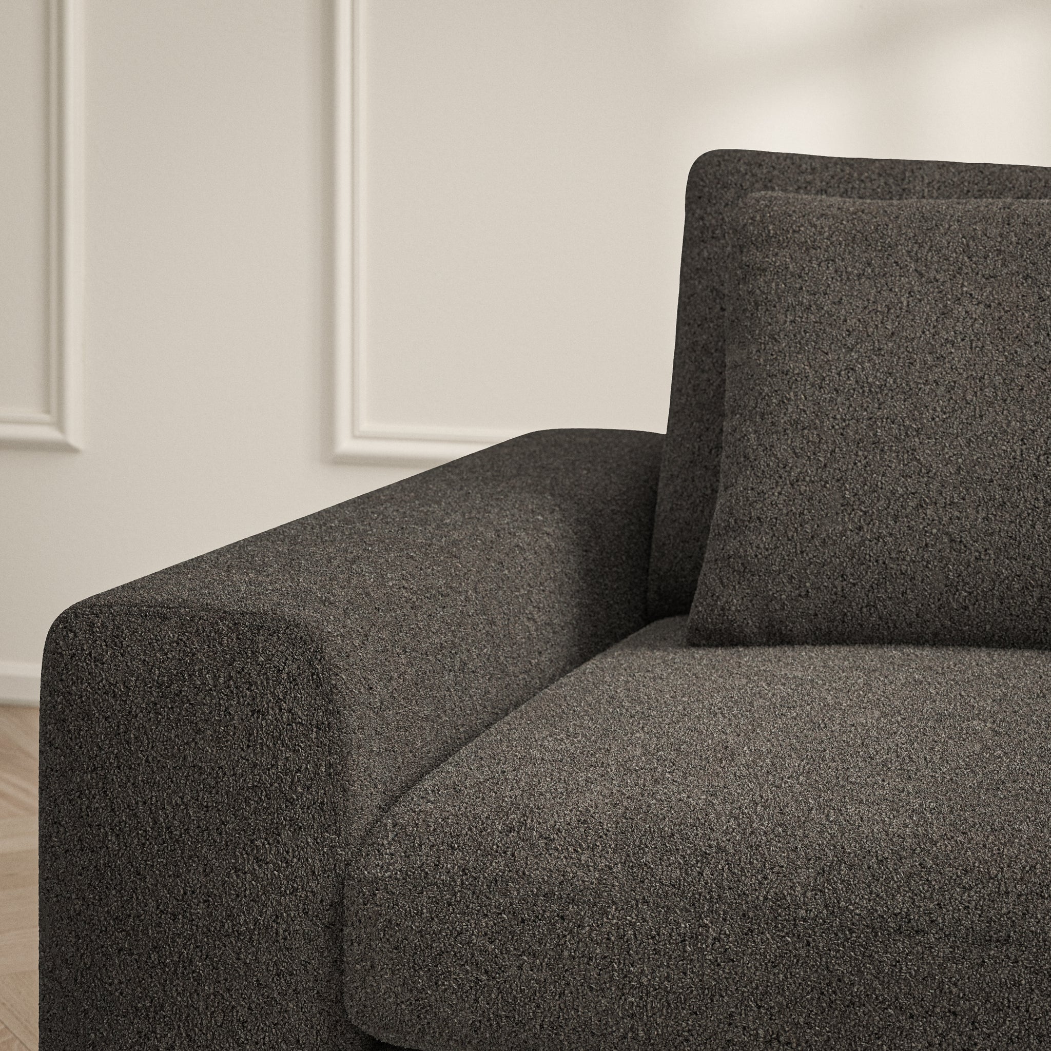 Lusso Medium Corner - Soft Teddy