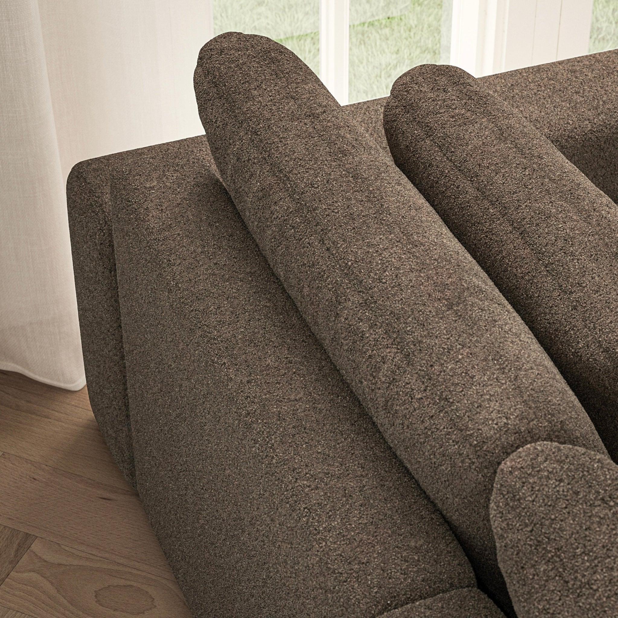 Lusso Medium Corner - Soft Teddy