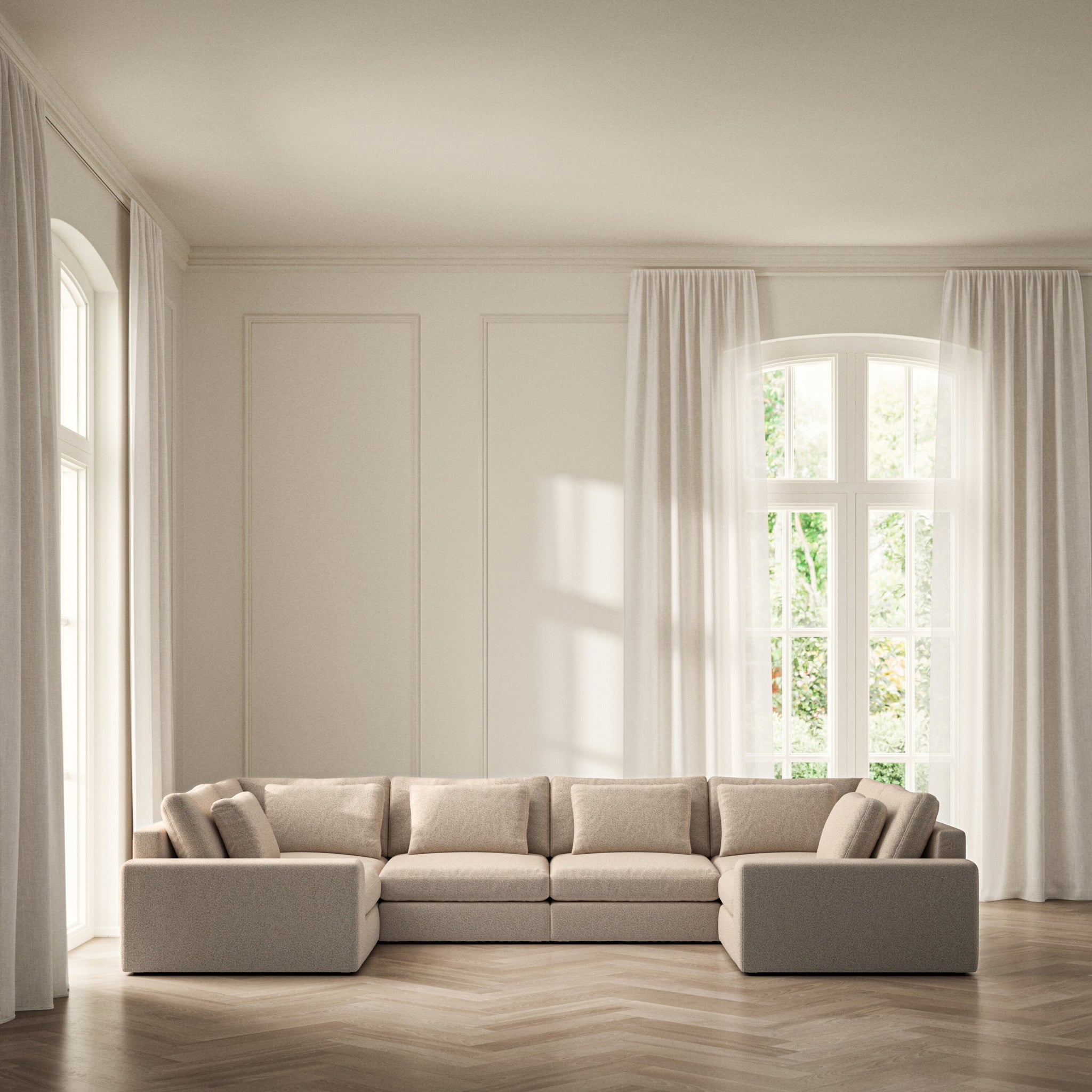 Lusso U-Shape Closed End - Bouclé