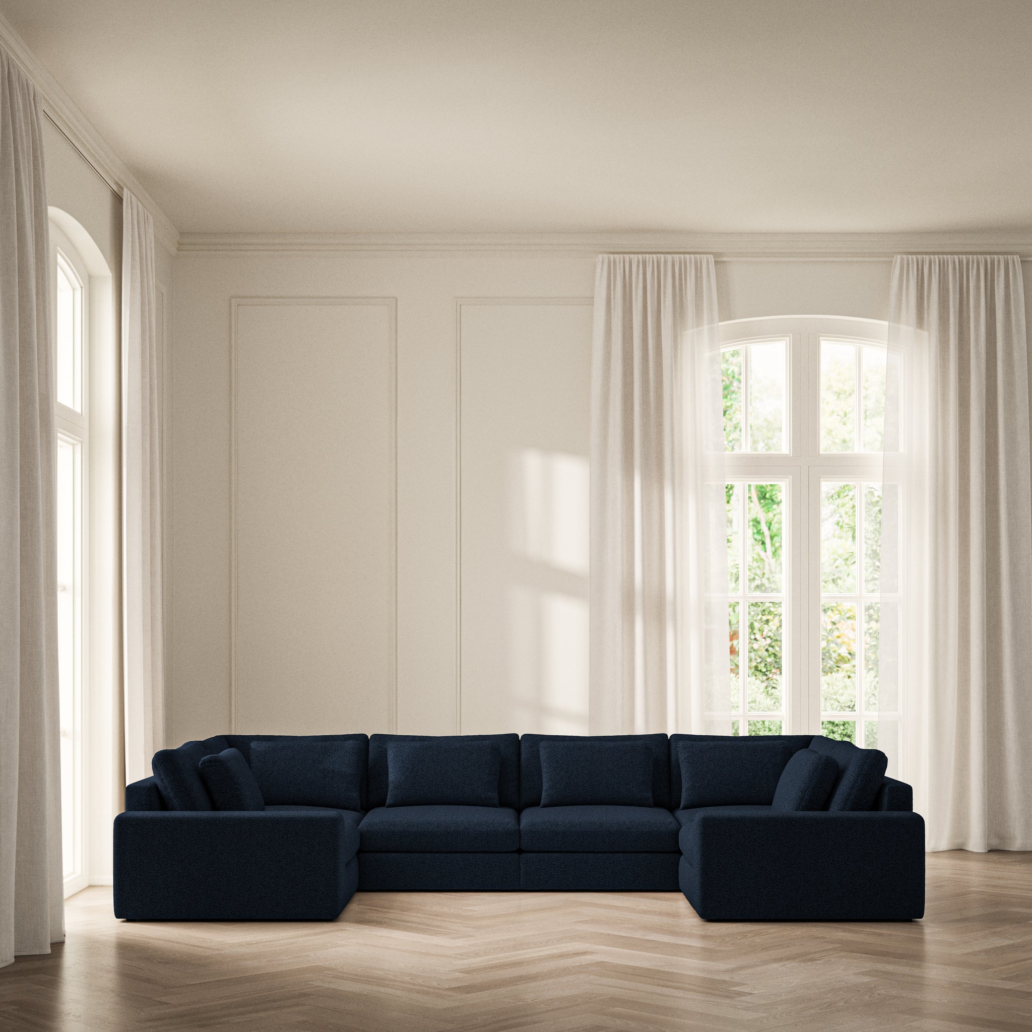 Lusso U-Shape Closed End - Bouclé