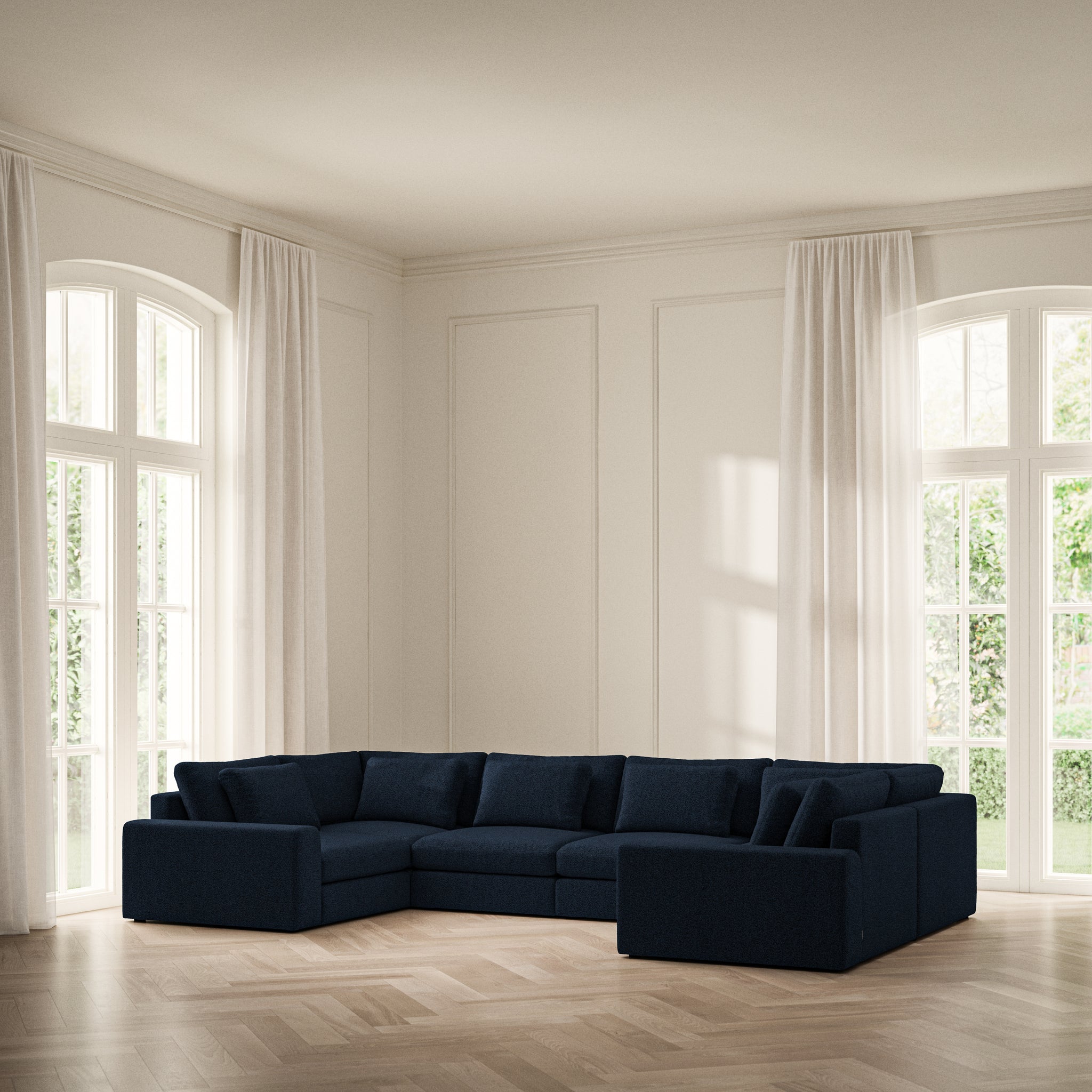 Lusso U-Shape Closed End - Bouclé