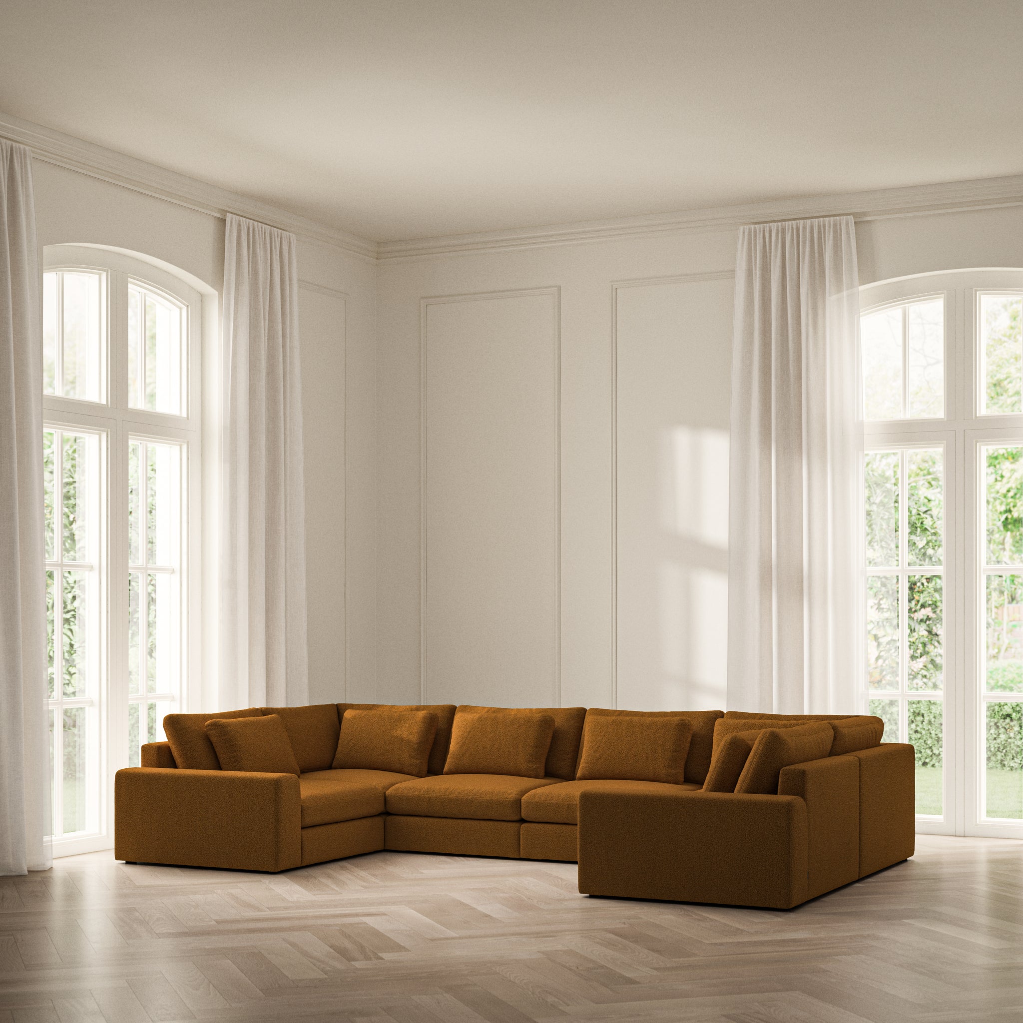 Lusso U-Shape Closed End - Bouclé