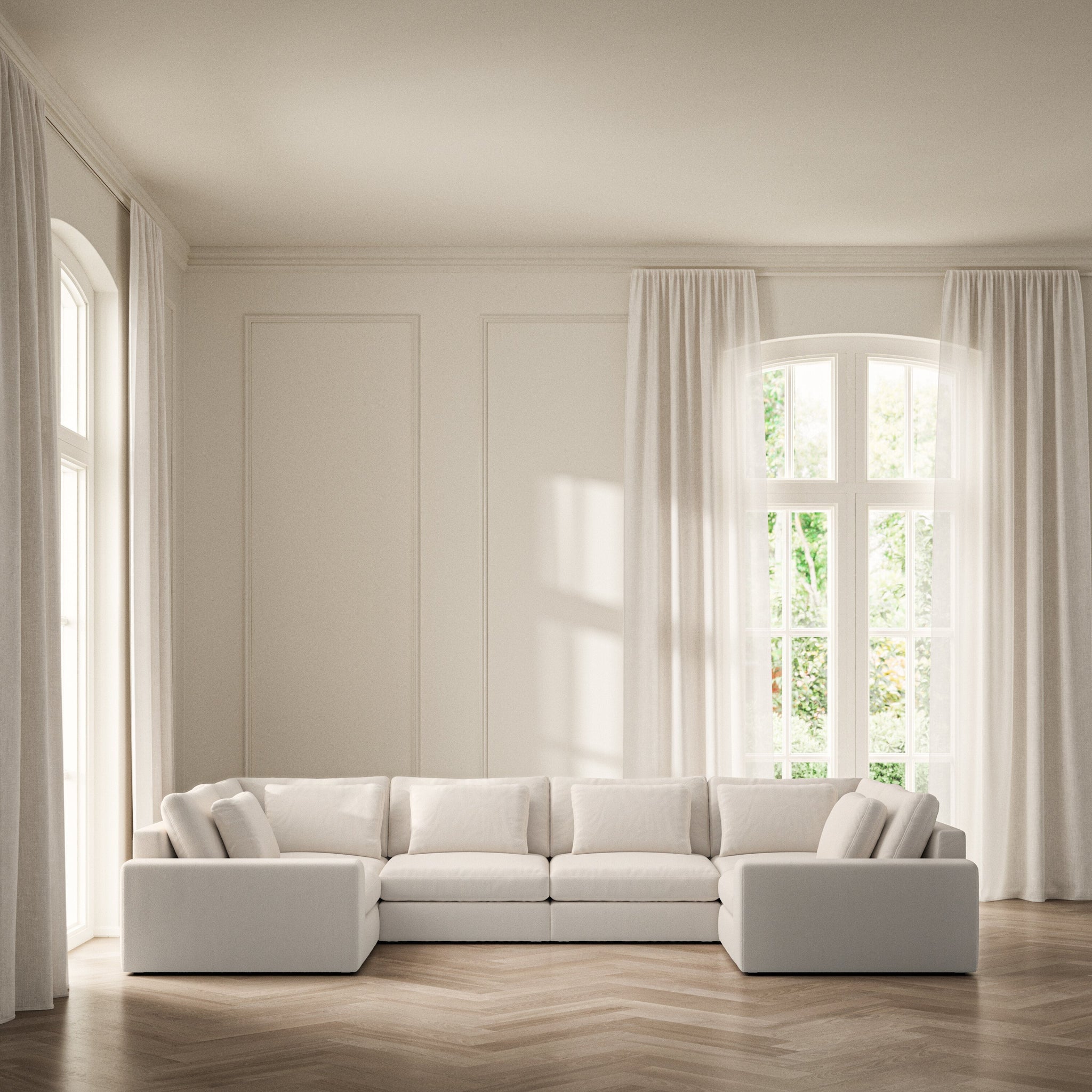 Lusso U-Shape Closed End - Bouclé