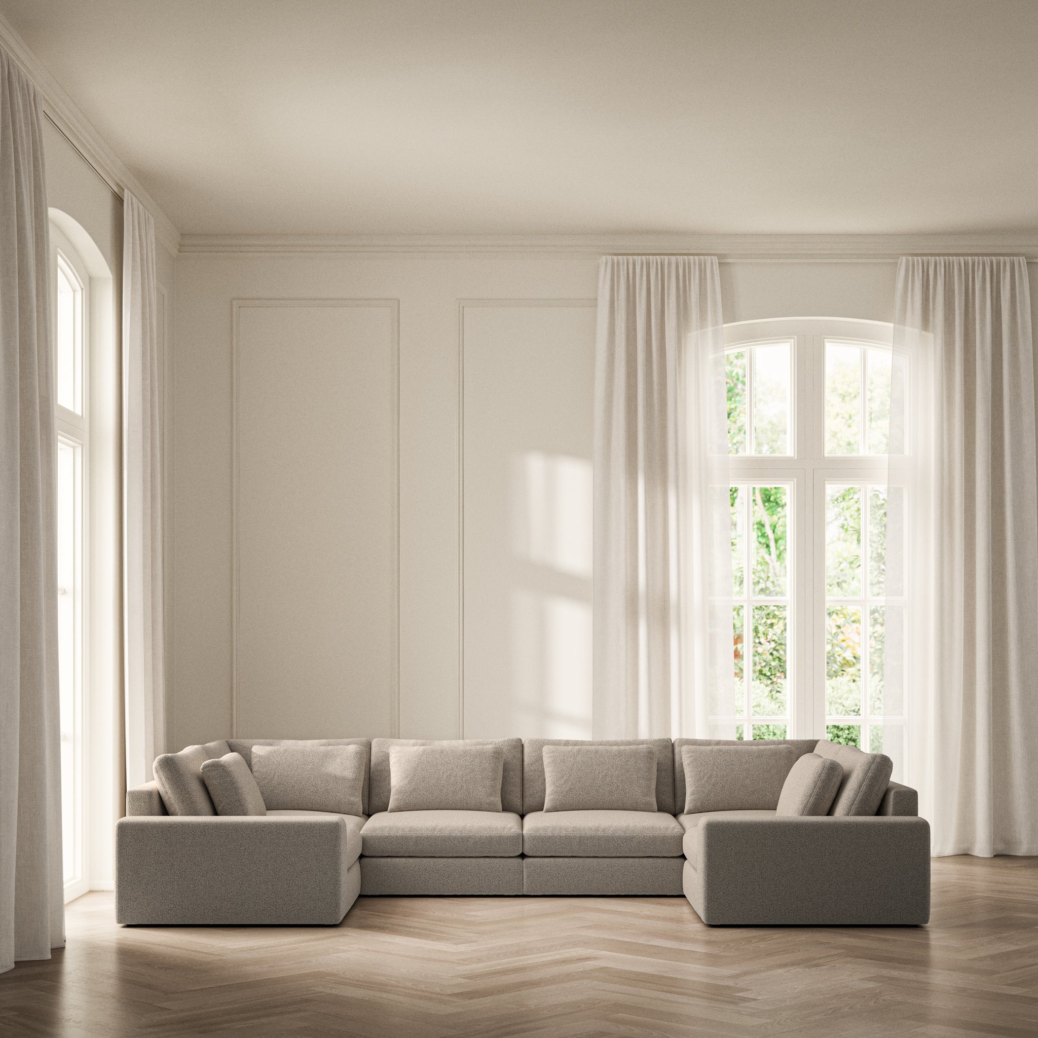 Lusso U-Shape Closed End - Bouclé