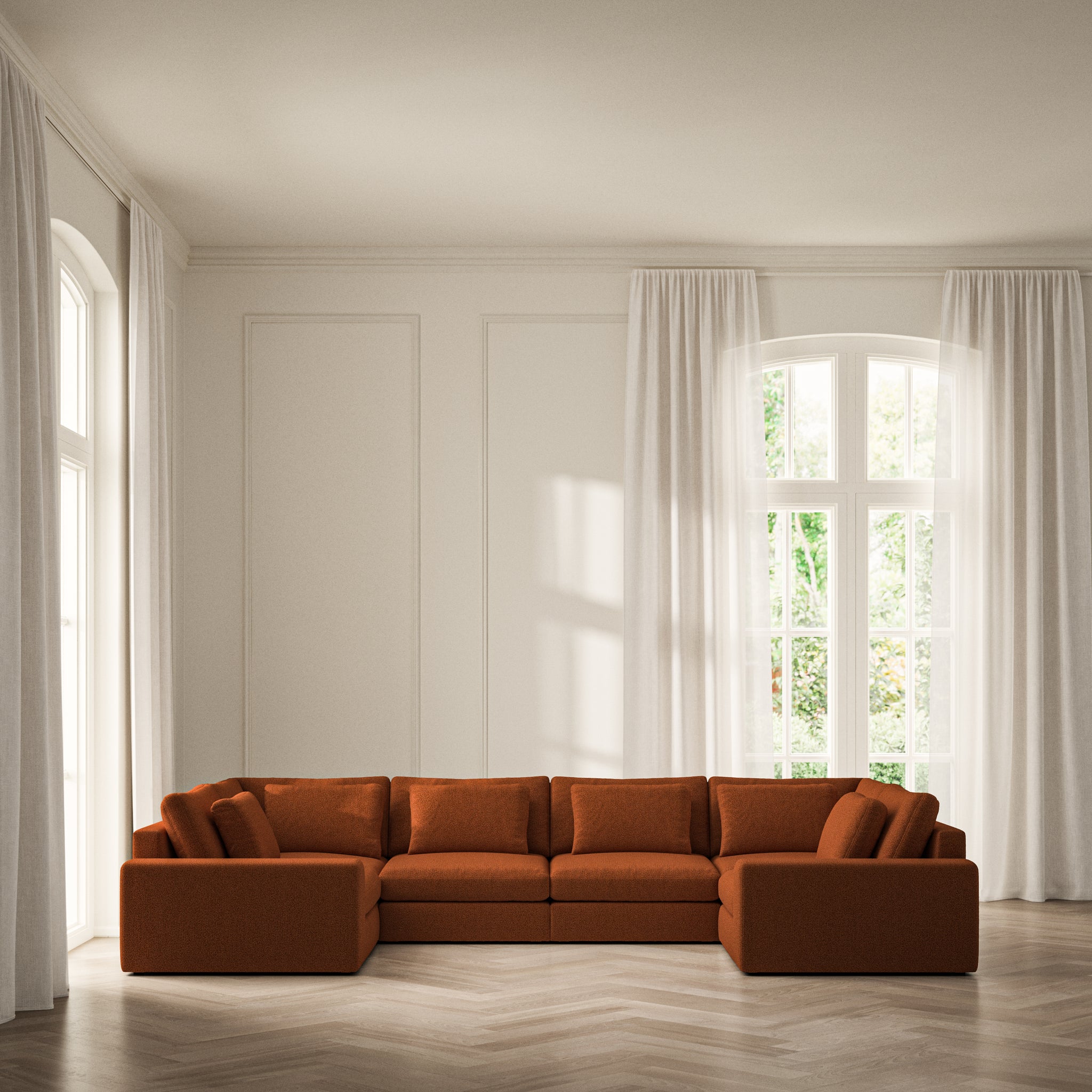 Lusso U-Shape Closed End - Bouclé