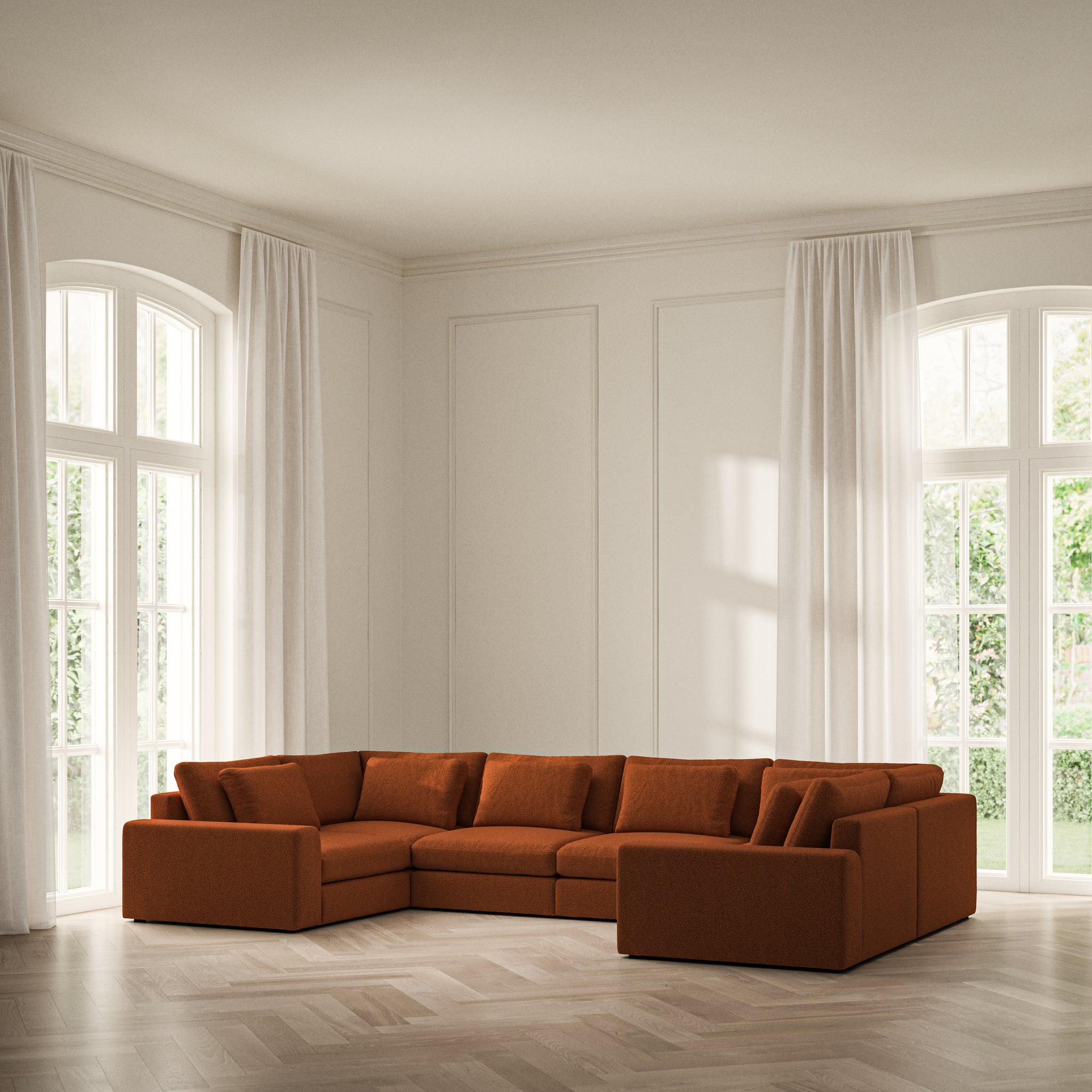 Lusso U-Shape Closed End - Bouclé