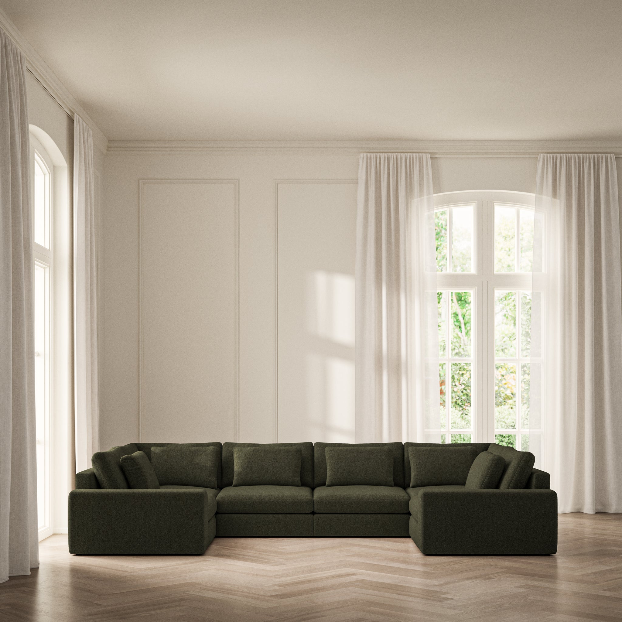 Lusso U-Shape Closed End - Bouclé