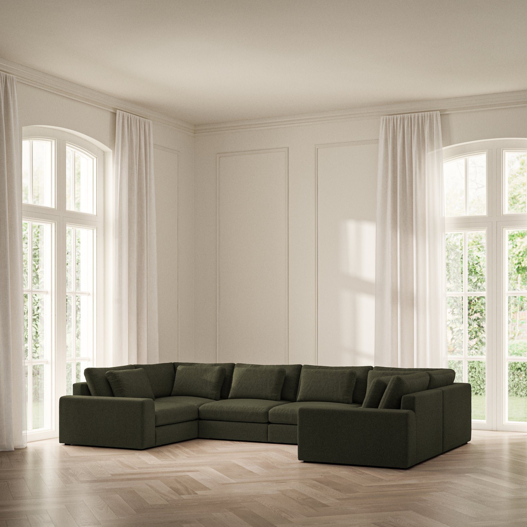 Lusso U-Shape Closed End - Bouclé