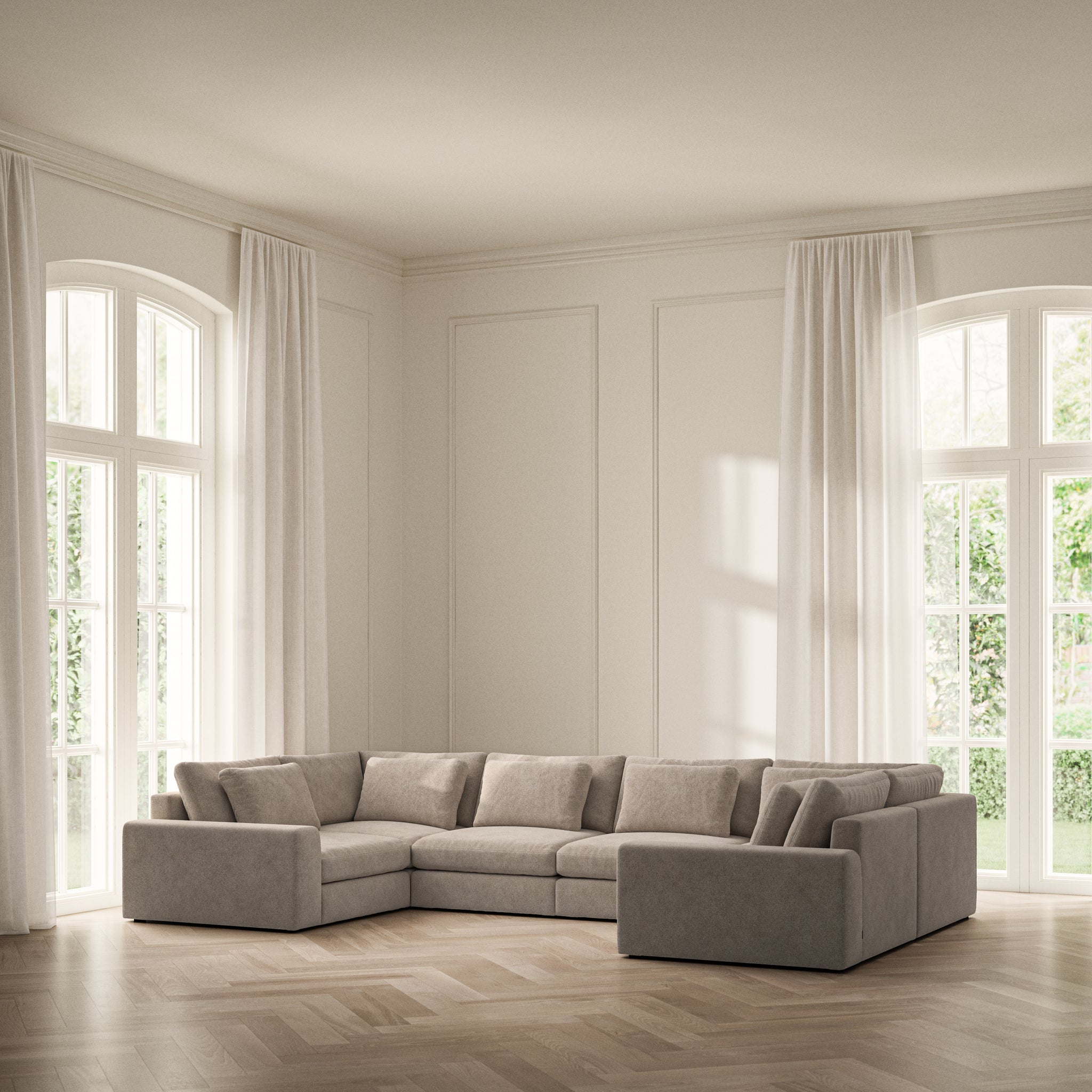 Lusso U-Shape Closed End - Soft Bouclé