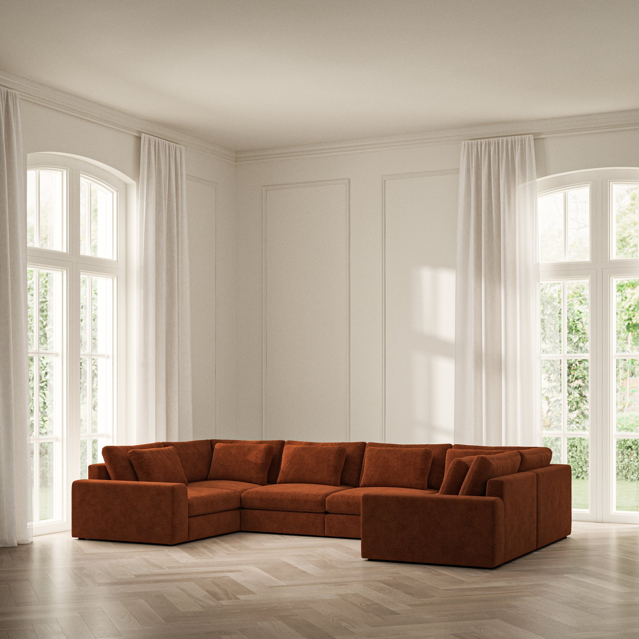 Lusso U-Shape Closed End - Soft Bouclé