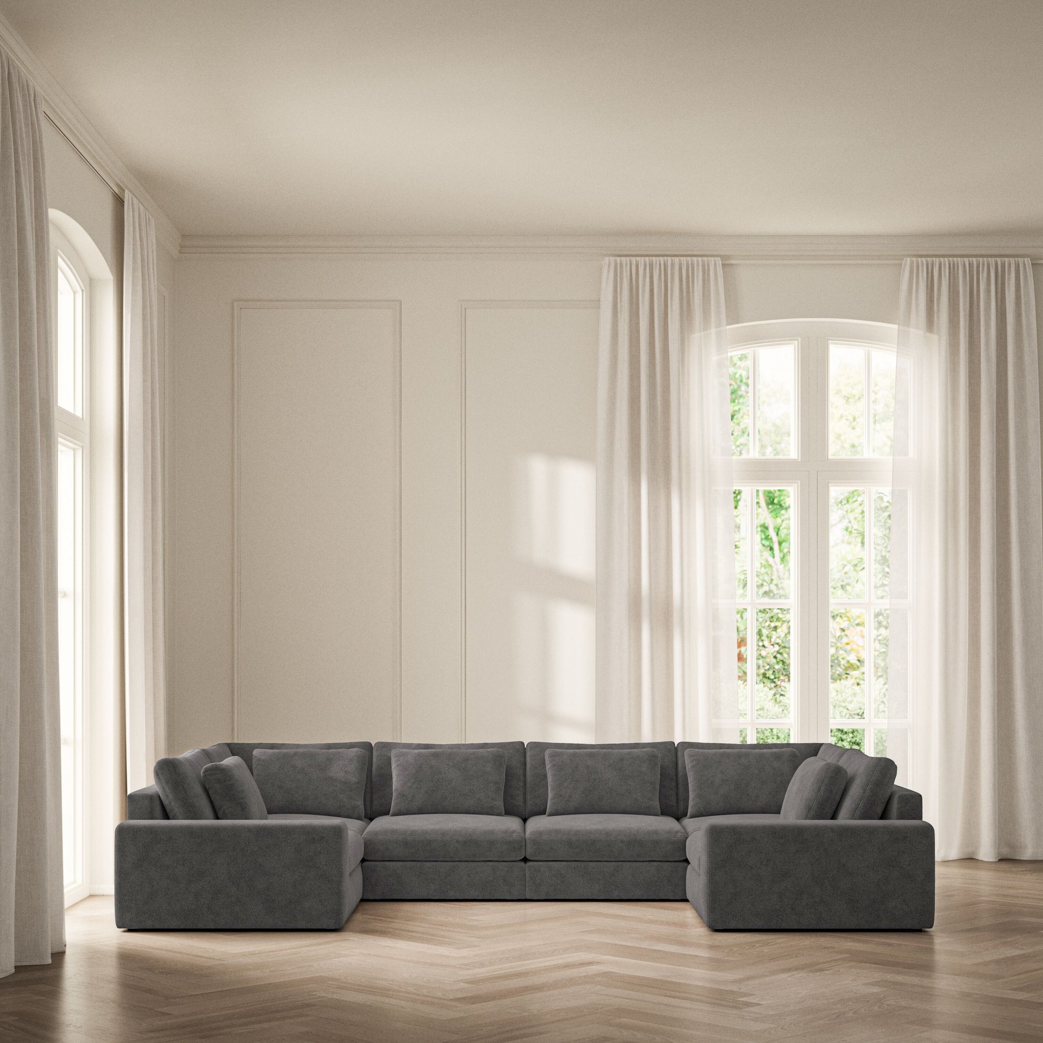 Lusso U-Shape Closed End - Soft Bouclé