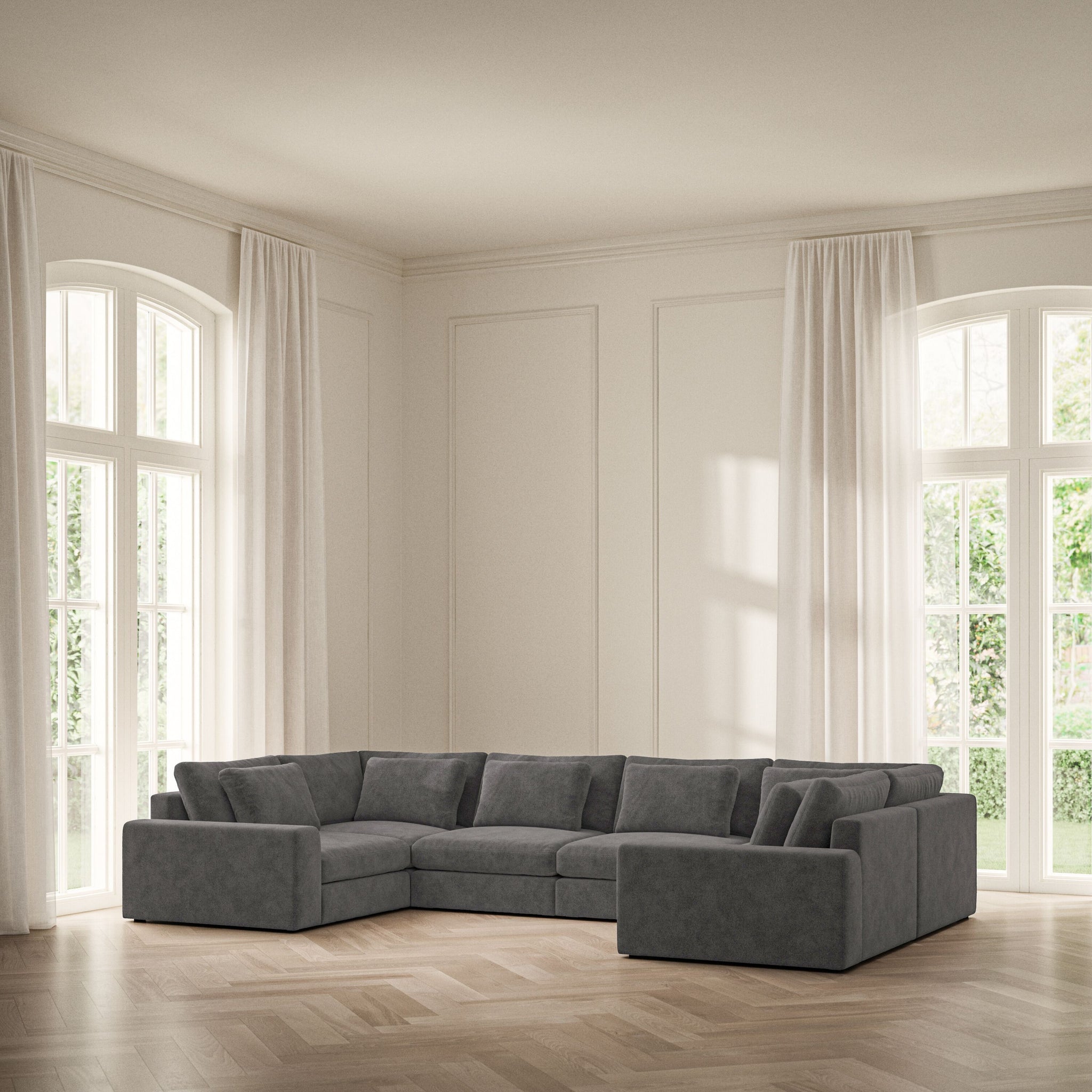 Lusso U-Shape Closed End - Soft Bouclé