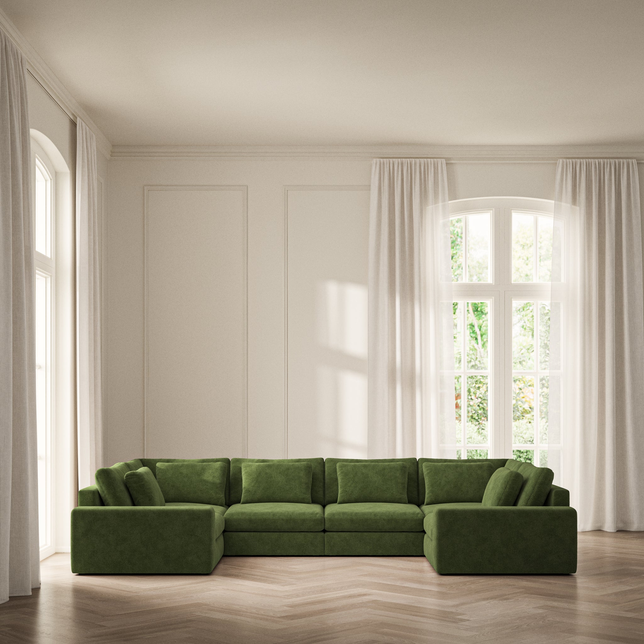 Lusso U-Shape Closed End - Soft Bouclé