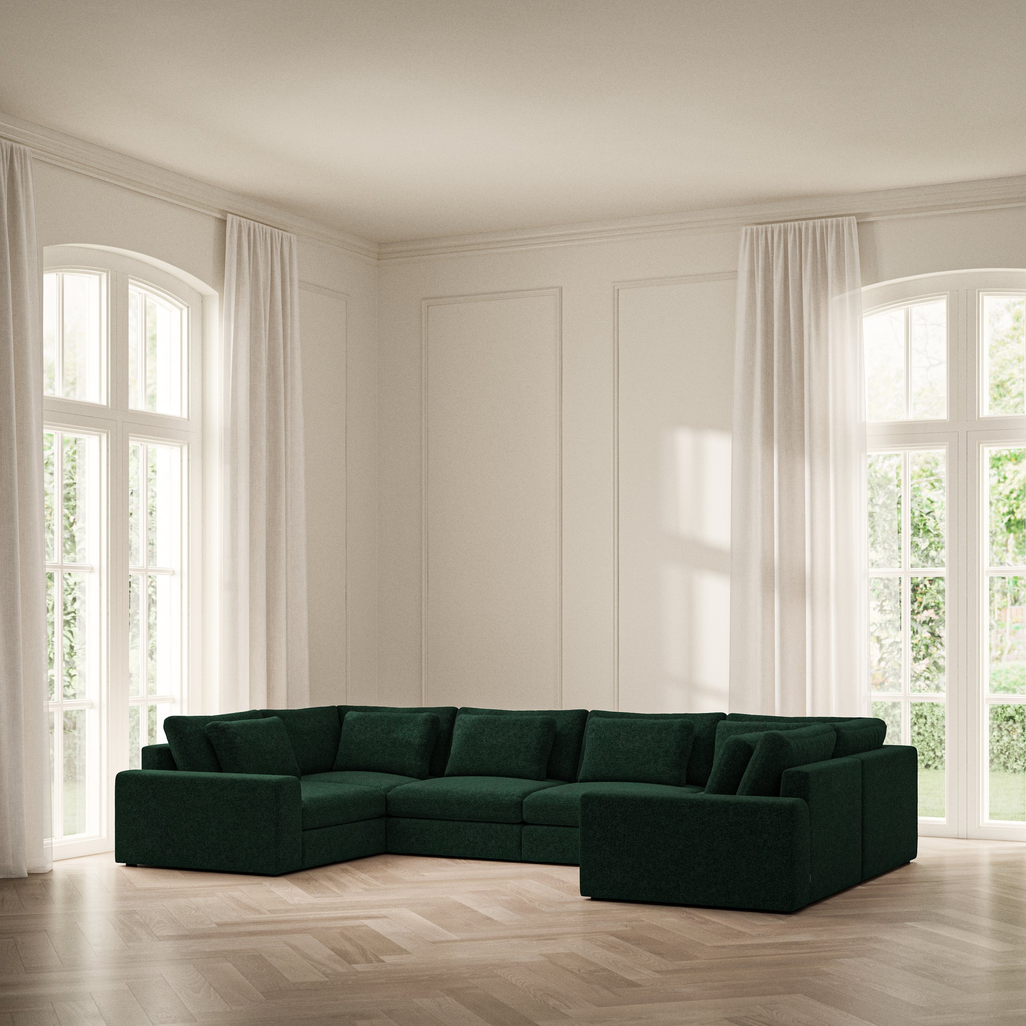 Lusso U-Shape Closed End - Soft Teddy