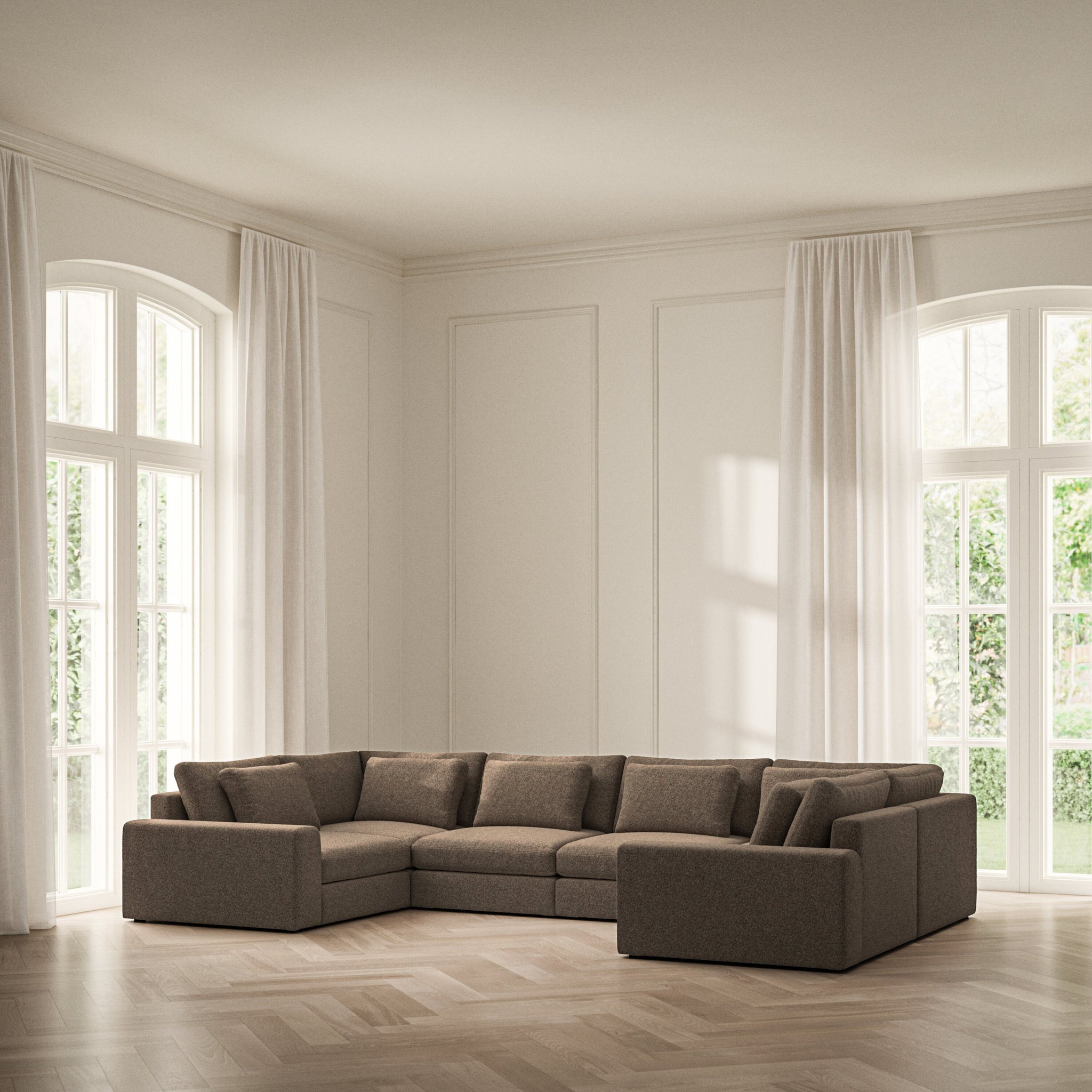 Lusso U-Shape Closed End - Soft Teddy