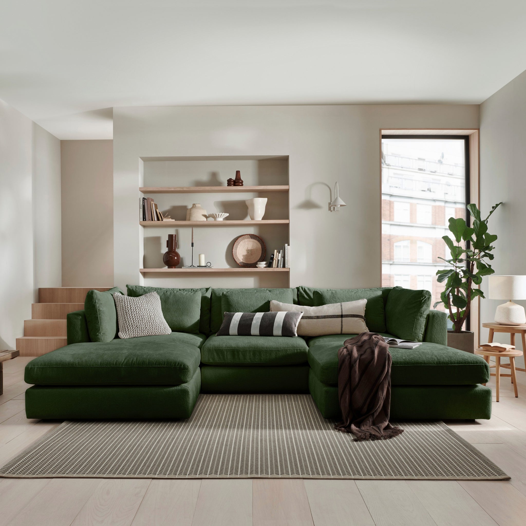 Lusso U-Shape Footstool End  - Symphony