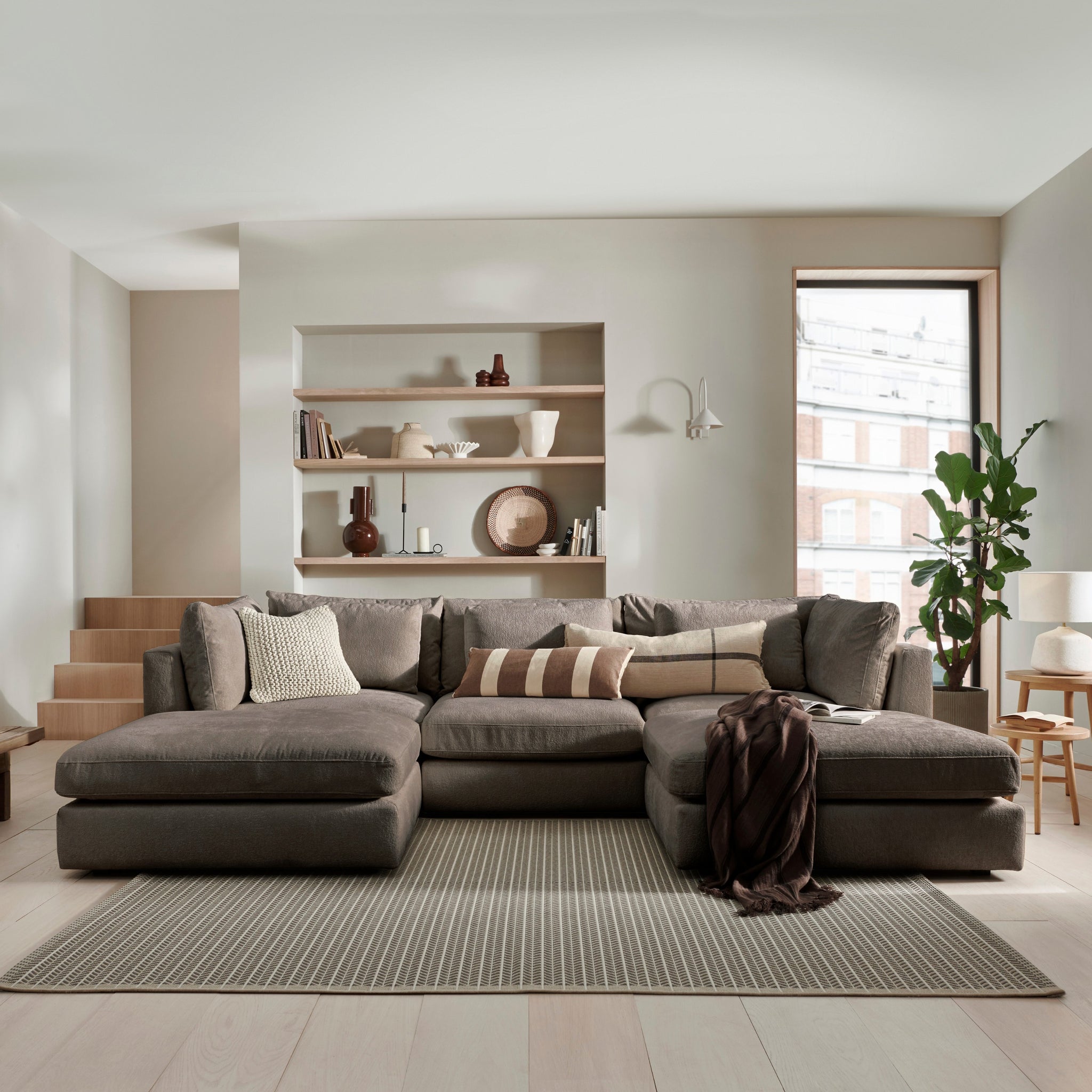 Lusso U-Shape Footstool End  - Symphony