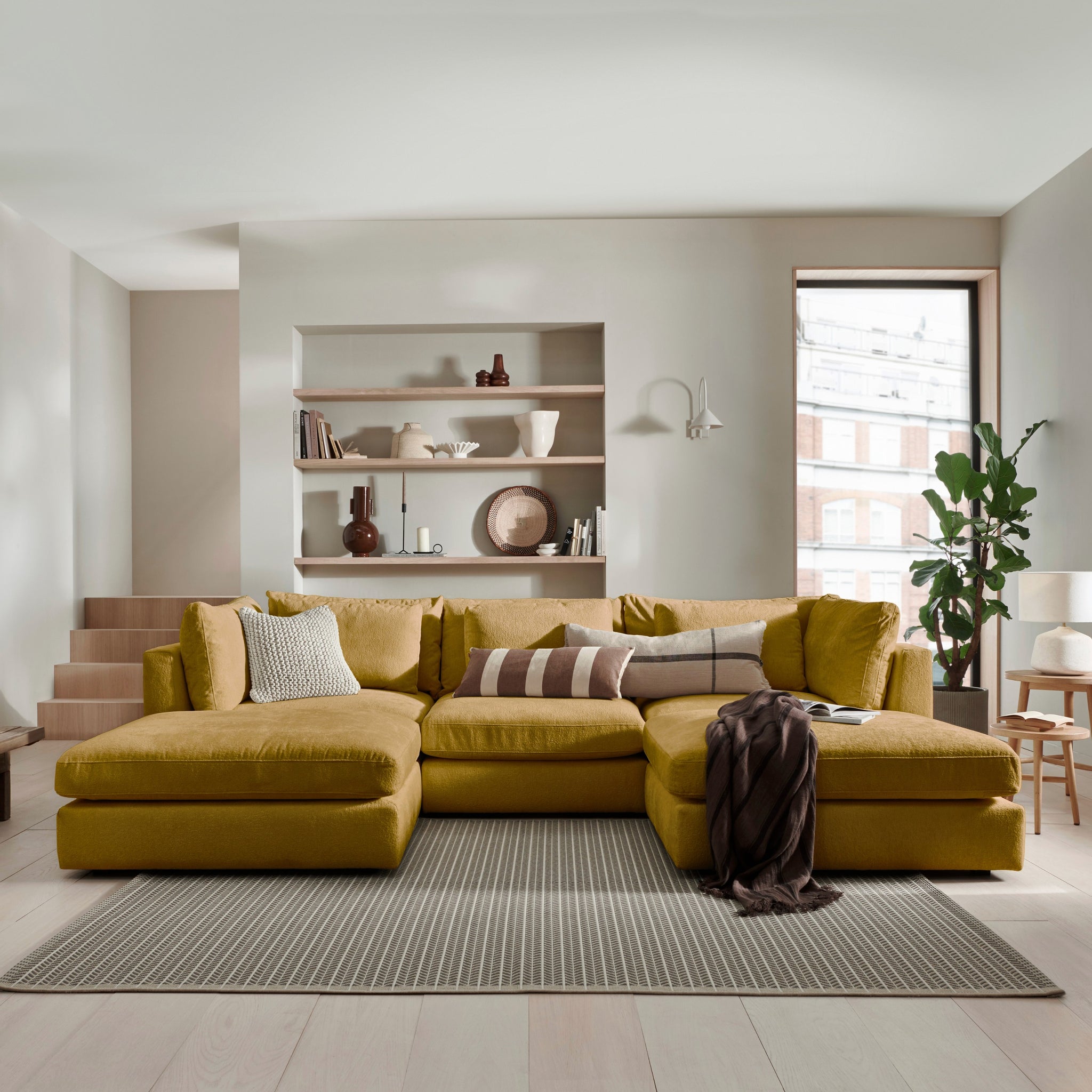 Lusso U-Shape Footstool End  - Symphony