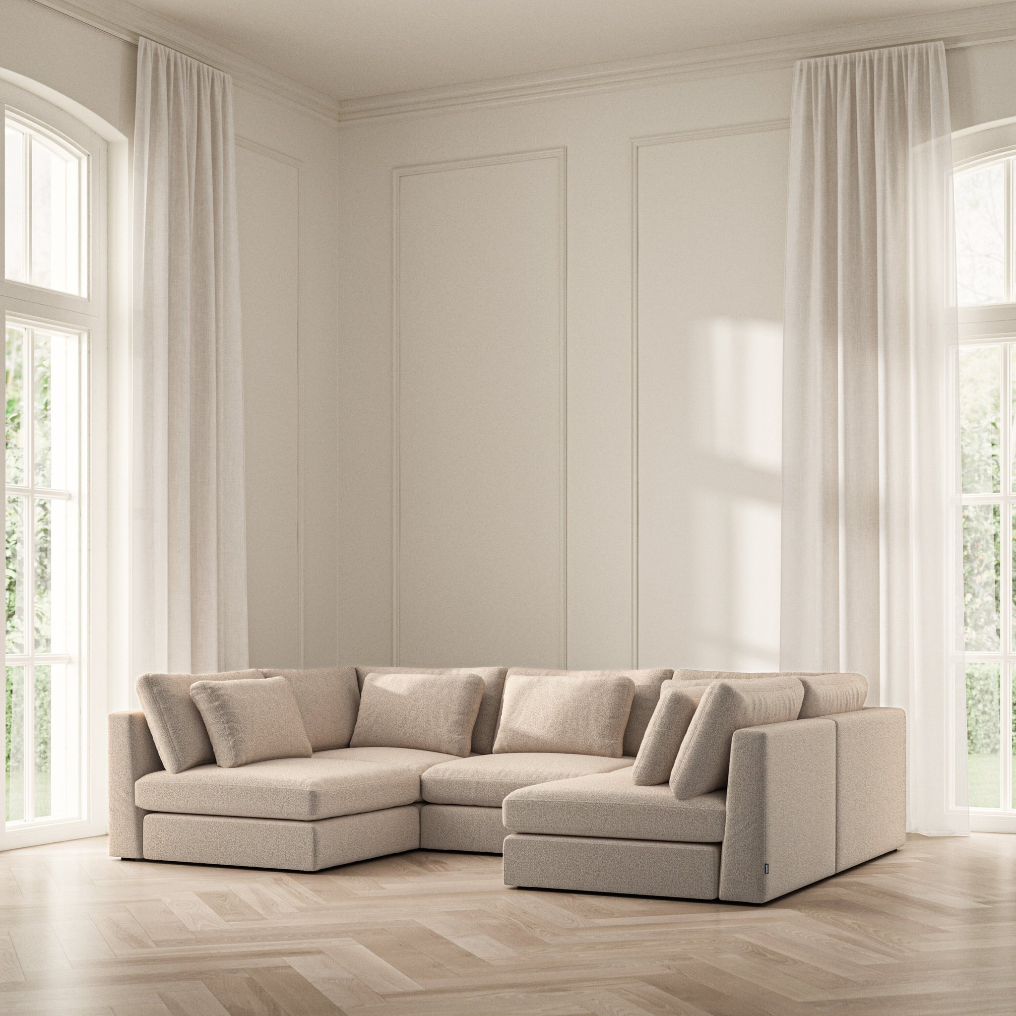 Lusso U-Shape Open End - Bouclé