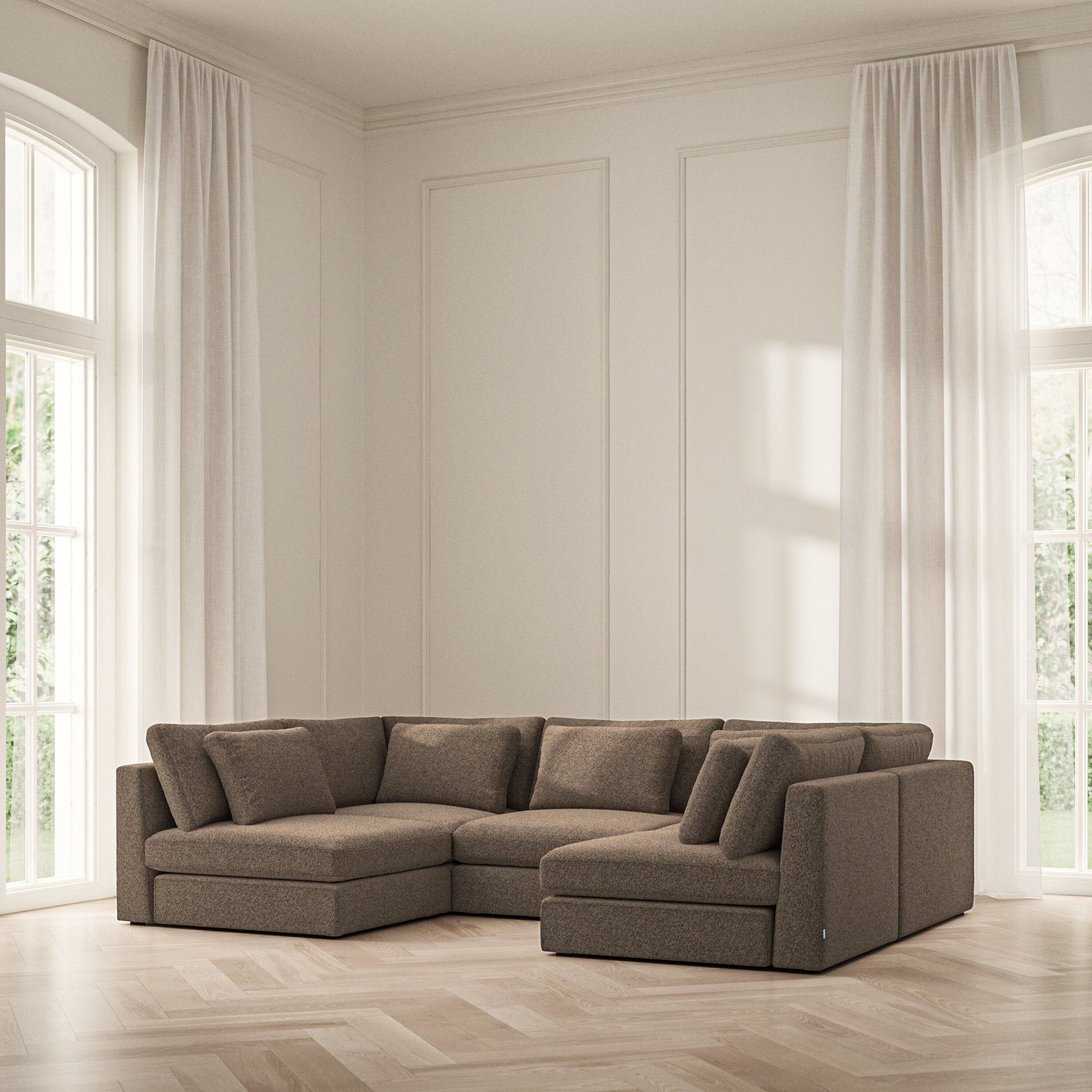 Lusso U-Shape Open End - Soft Teddy