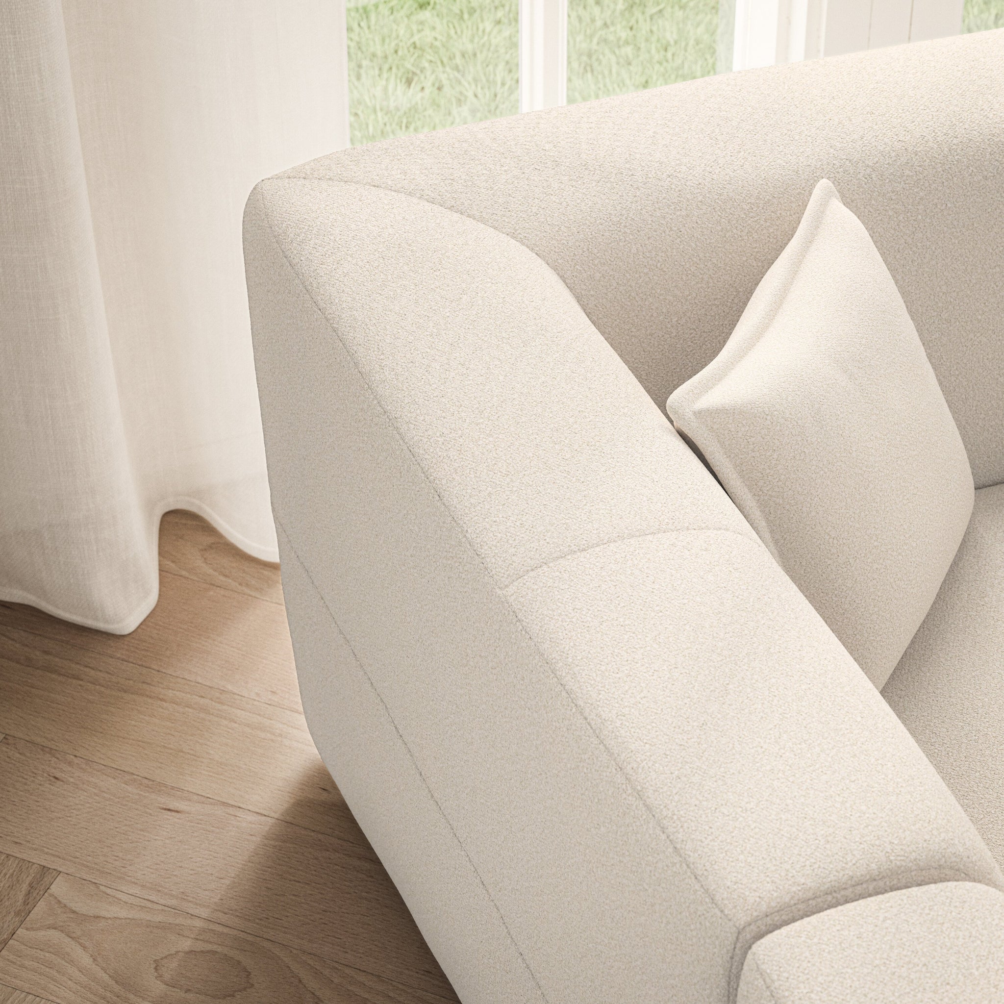 Maison U-Shape Chaise End - Bouclé