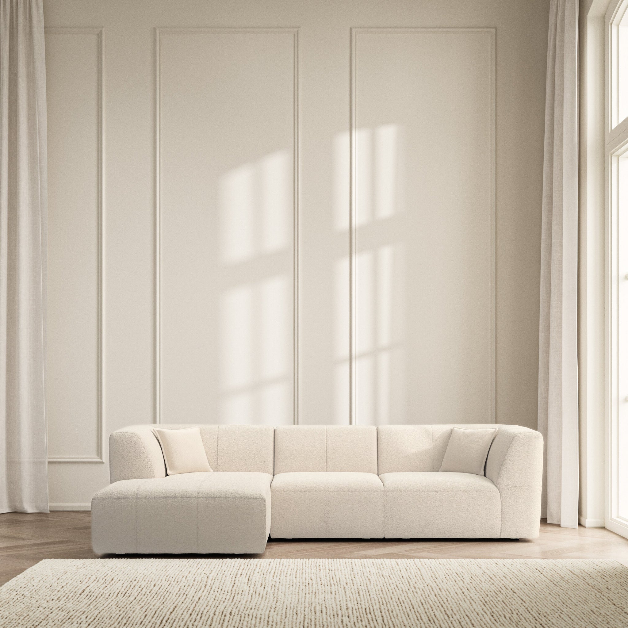 Maison Chaise Sofa LHF - Soft Teddy
