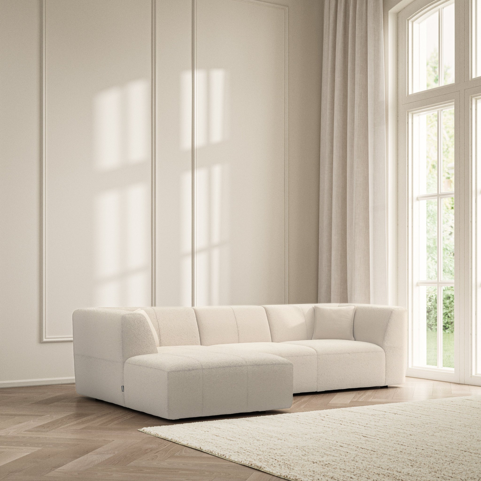 Maison Chaise Sofa LHF - Soft Teddy