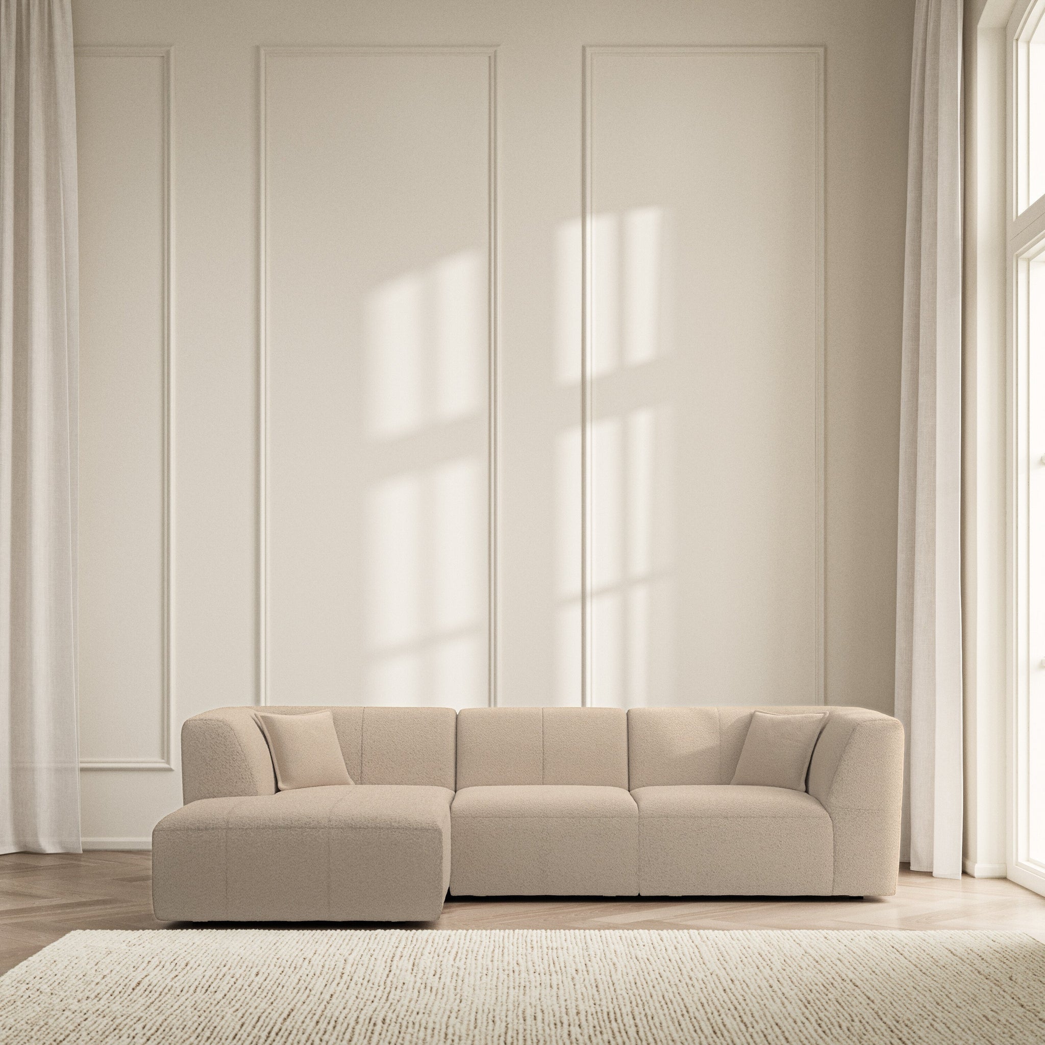 Maison Chaise Sofa LHF - Soft Teddy
