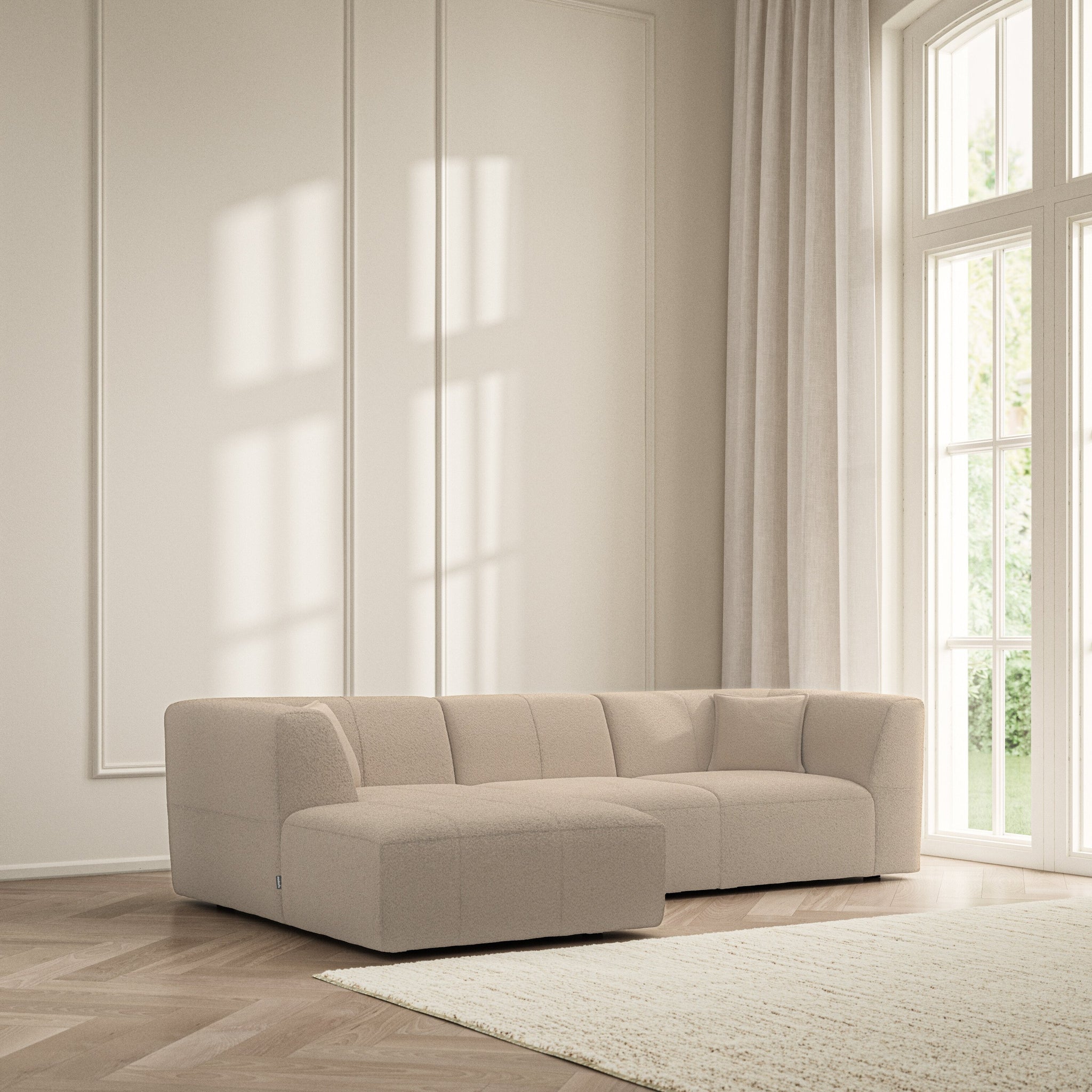 Maison Chaise Sofa LHF - Soft Teddy